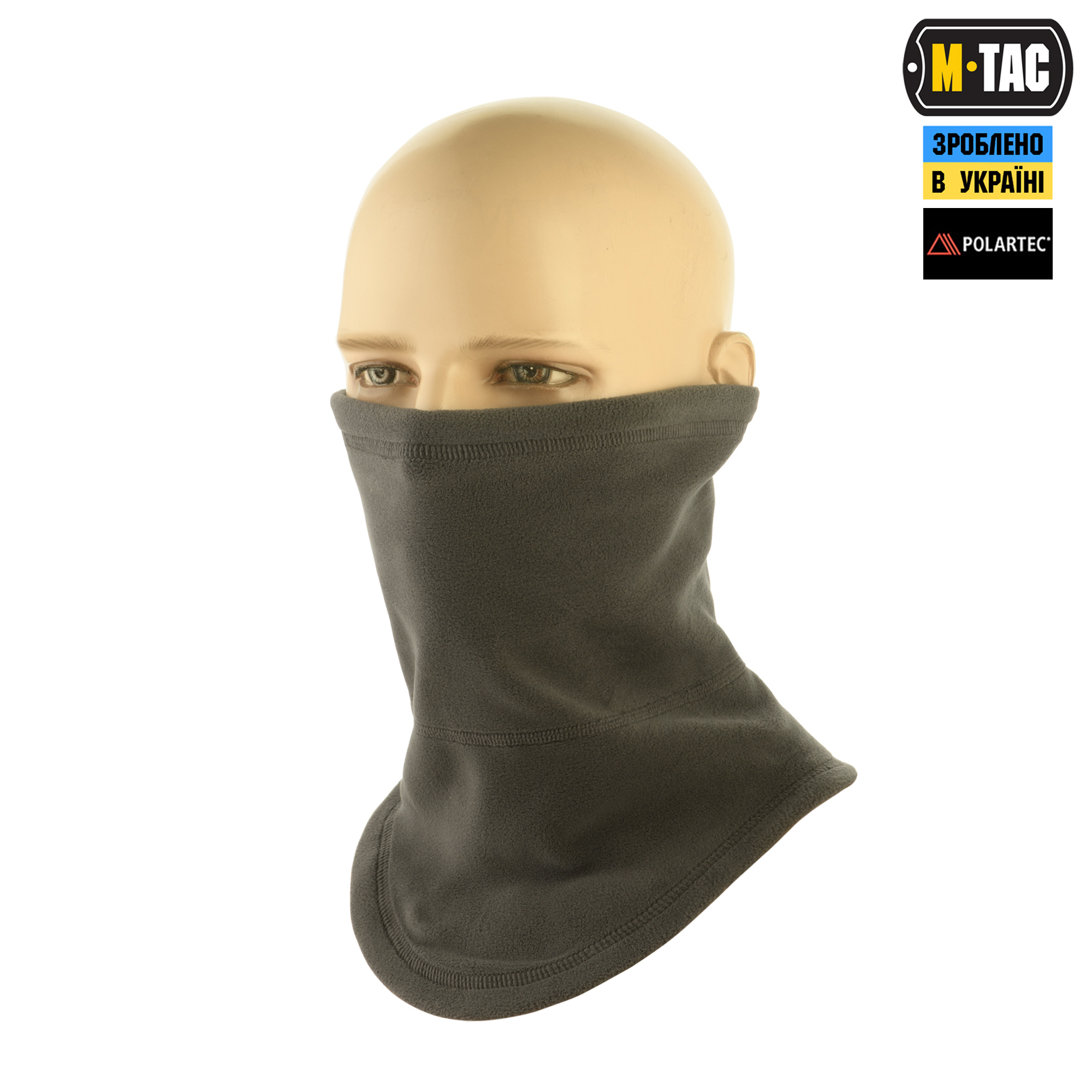 M-Tac шарф-труба анатомічний з затяжкою Polartec Dark Grey M-Tac шарф-труба анатомічний з затяжкою Polartec Dark Grey
