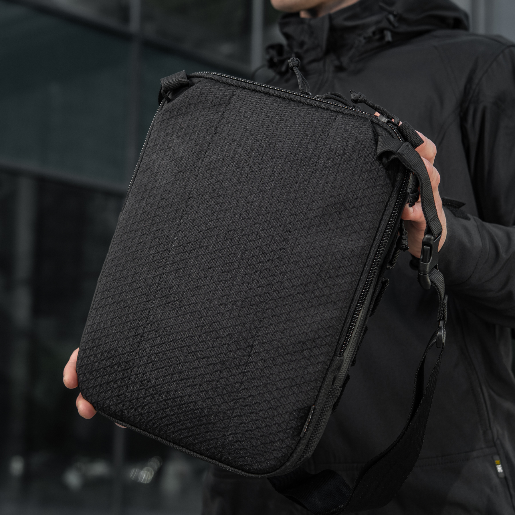 M-Tac сумка планшет Laser Cut Hex Black M-Tac сумка планшет Laser Cut Hex Black — изображение 8