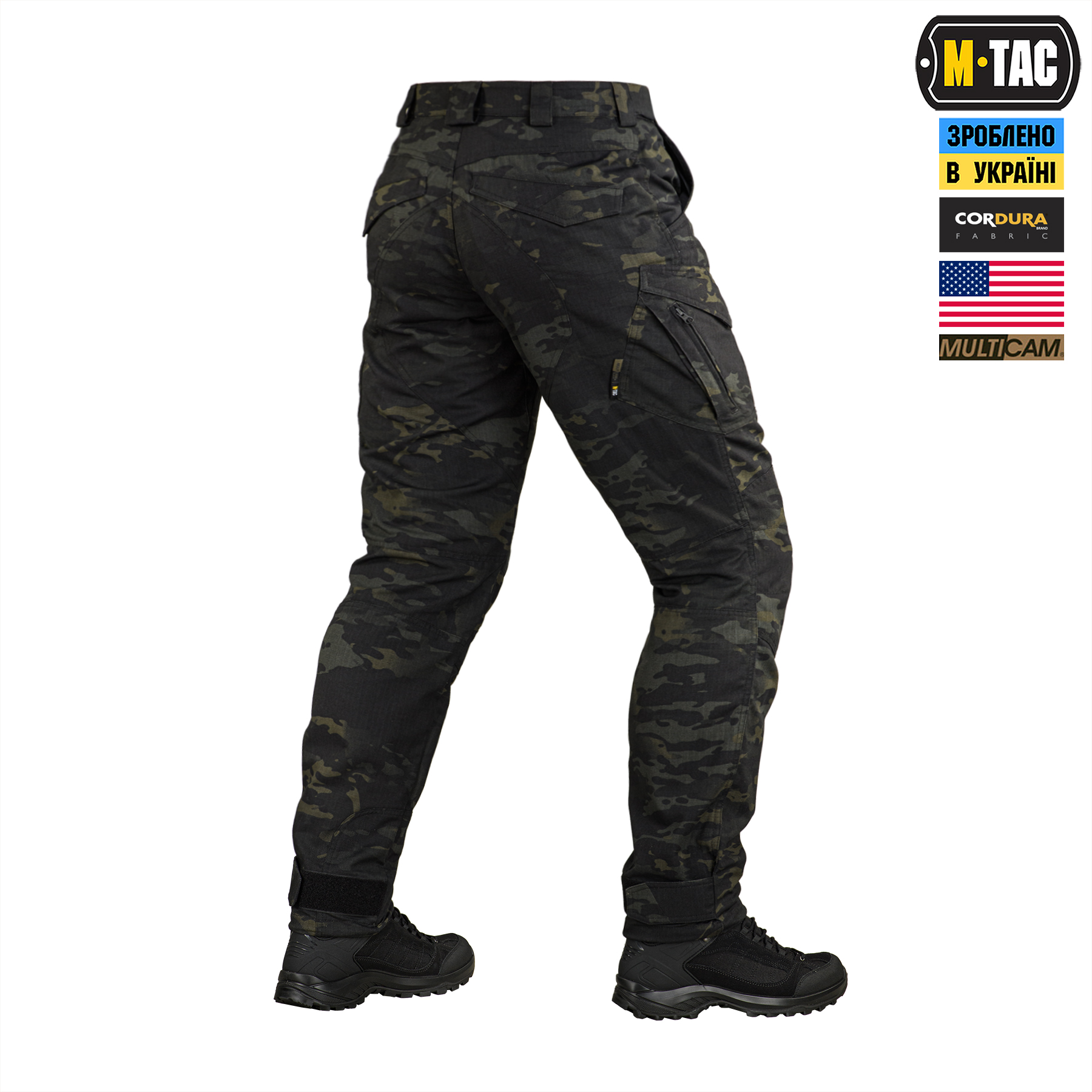 M-Tac штани Aggressor Elite NYCO Extreme Multicam Black M-Tac штани Aggressor Elite NYCO Extreme Multicam Black — изображение 5