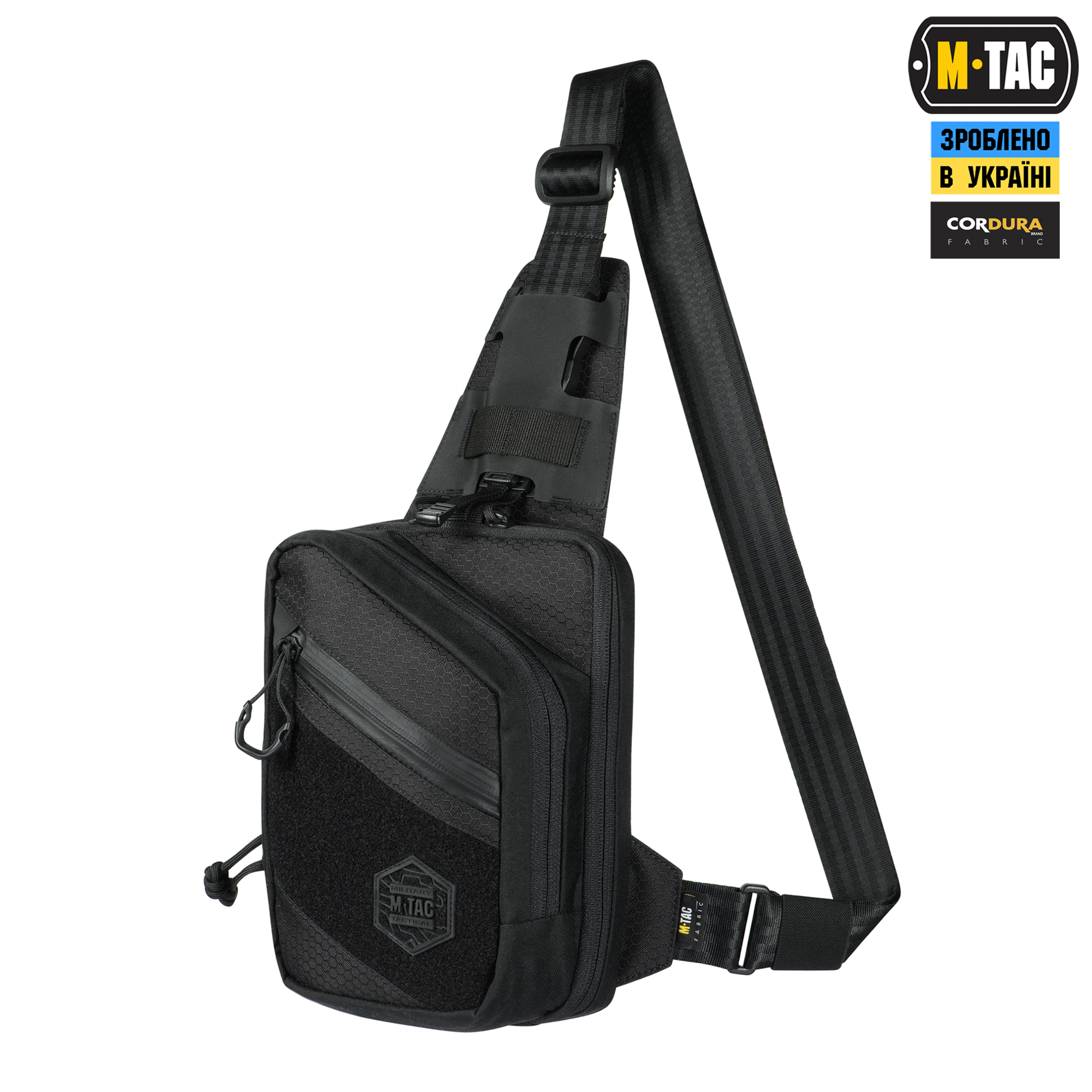 M-Tac сумка Sling Pistol Bag Elite Hex з липучкою Black M-Tac сумка Sling Pistol Bag Elite Hex з липучкою Black