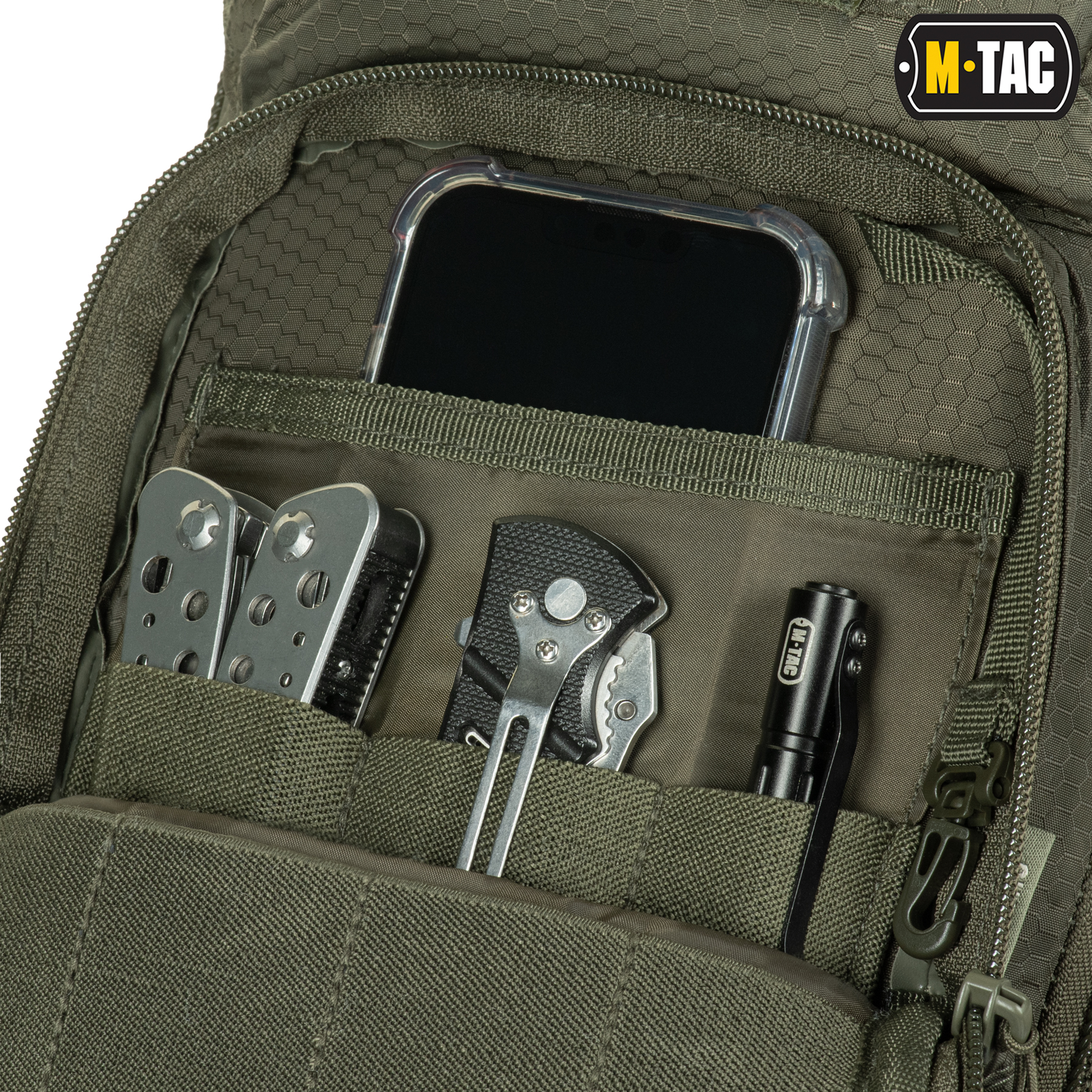 M-Tac сумка Urban Line City Hunter Hexagon Bag Olive M-Tac сумка Urban Line City Hunter Hexagon Bag Olive - Зображення 3