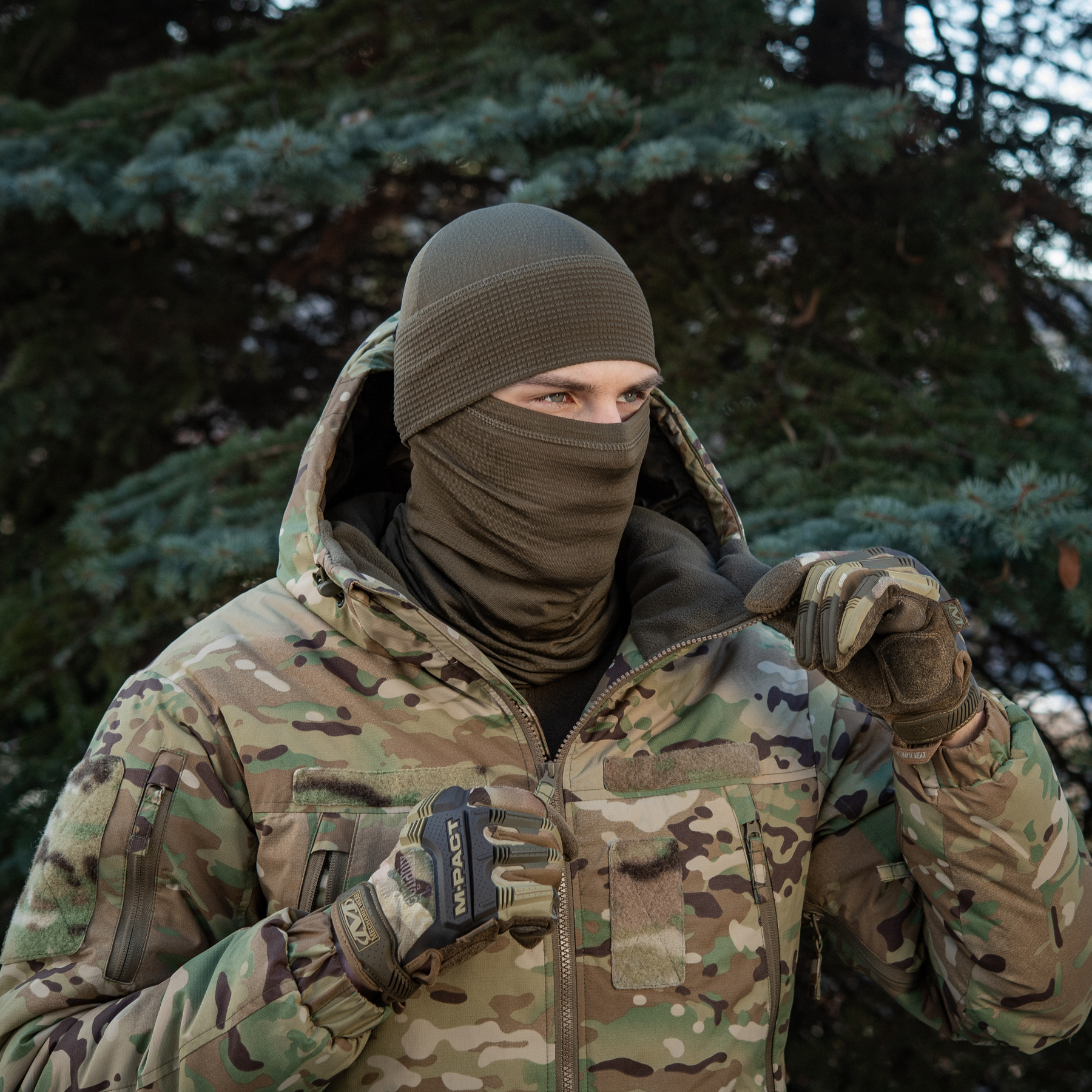 M-Tac шапка-підшоломник Polartec Dark Olive M-Tac шапка-підшоломник Polartec Dark Olive — изображение 11
