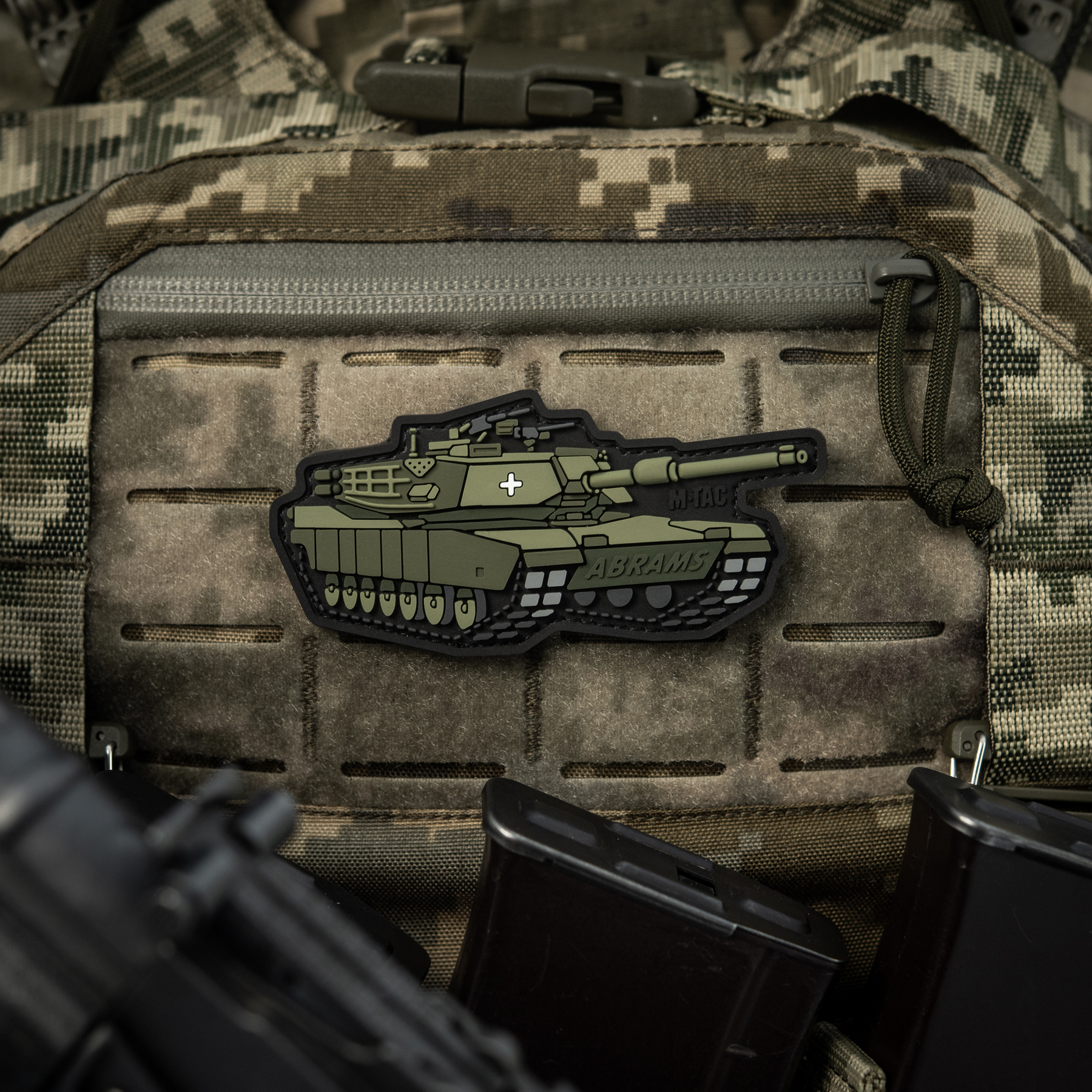 M-Tac нашивка ABRAMS (PVC) olive M-Tac нашивка ABRAMS (PVC) olive - Зображення 5