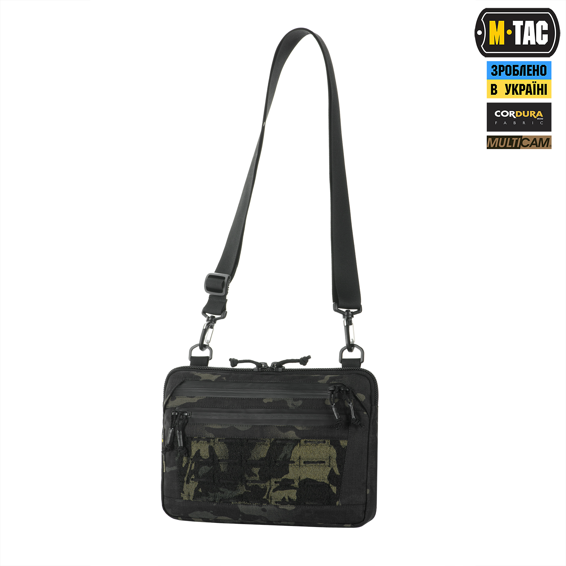 M-Tac сумка Admin Bag Medium Elite з липучкою Multicam Black/Black M-Tac сумка Admin Bag Medium Elite з липучкою Multicam Black/Black - Зображення 5