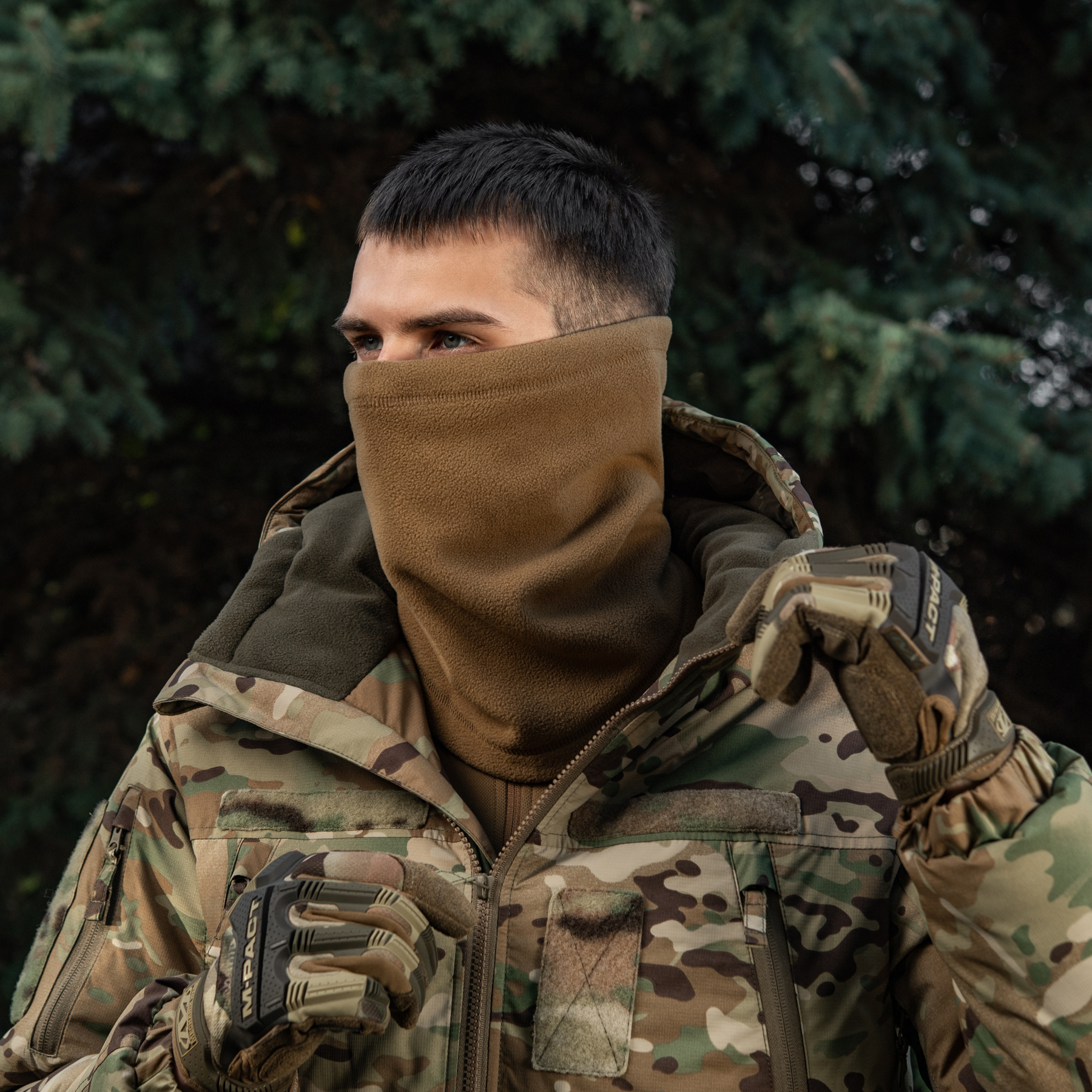 M-Tac шарф-труба Elite короткий з затяжкою фліс (320г/м2) Coyote Brown M-Tac шарф-труба Elite короткий з затяжкою фліс (320г/м2) Coyote Brown — изображение 9