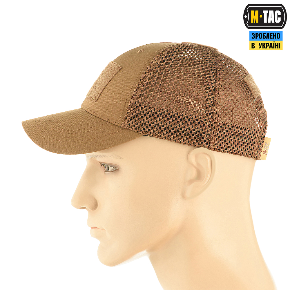 M-Tac бейсболка тактична з сіткою Elite Flex Coyote Brown M-Tac бейсболка тактична з сіткою Elite Flex Coyote Brown — изображение 2