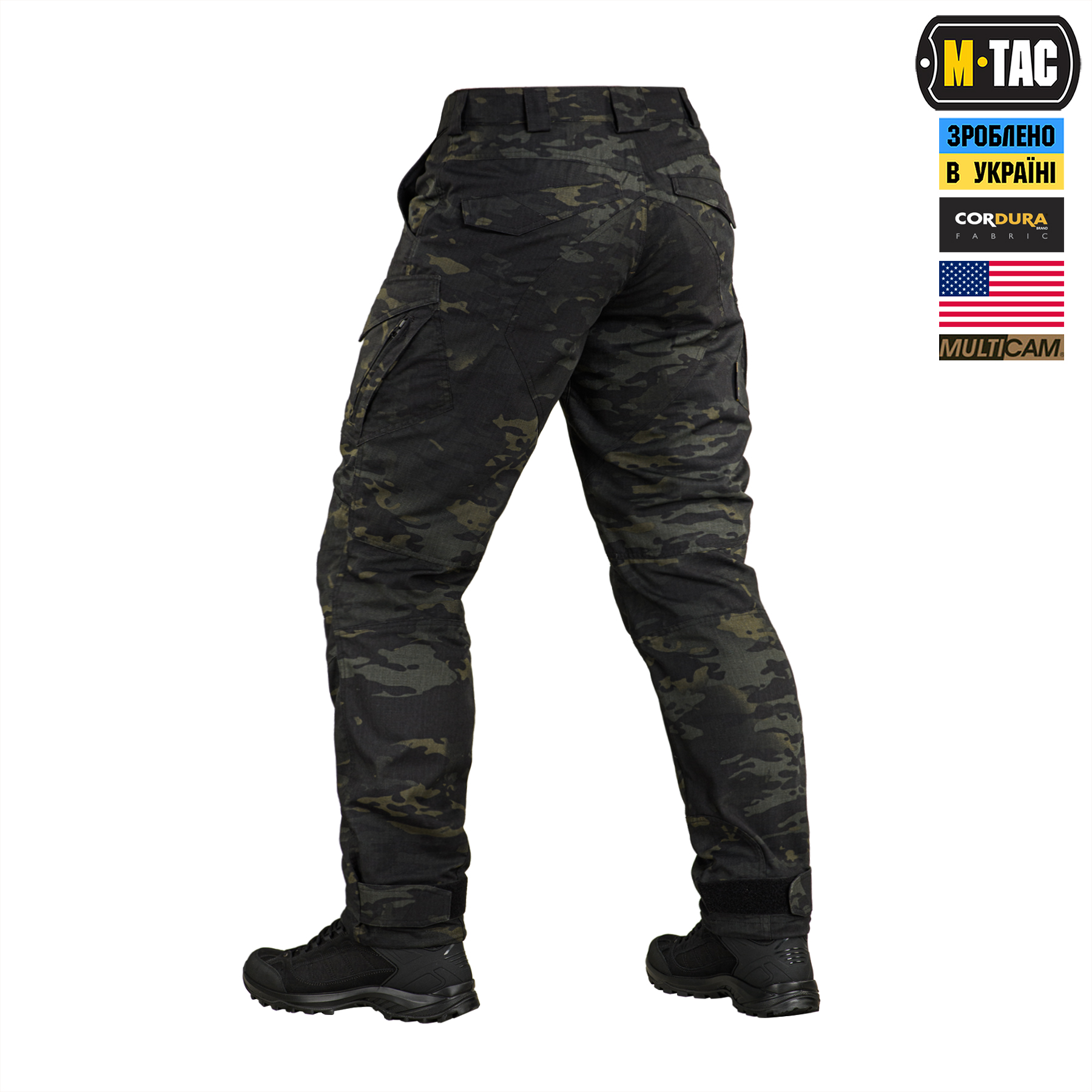 M-Tac штани Aggressor Elite NYCO Extreme Multicam Black M-Tac штани Aggressor Elite NYCO Extreme Multicam Black — изображение 4