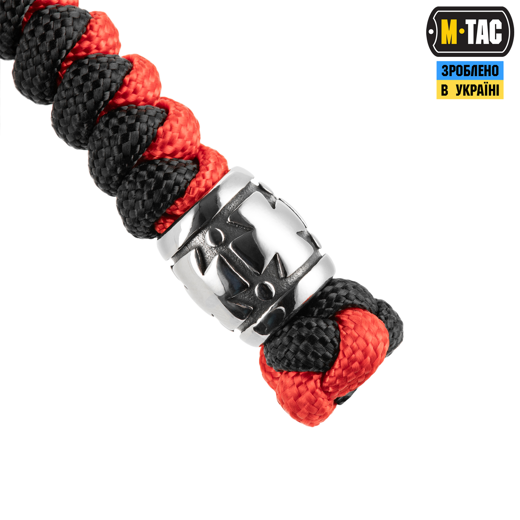 M-Tac темляк Viper Козацький Хрест V.2 Steel Black&Red M-Tac темляк Viper Козацький Хрест V.2 Steel Black&Red - Зображення 3