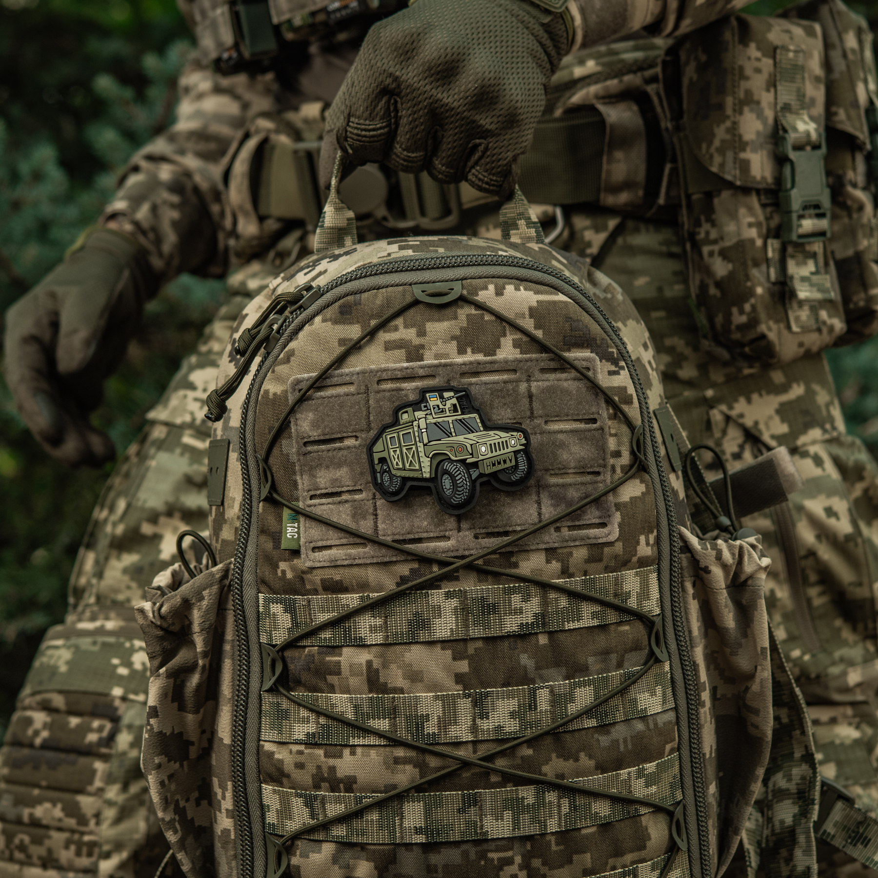 M-Tac нашивка HMWWV (PVC) olive M-Tac нашивка HMWWV (PVC) olive — изображение 8