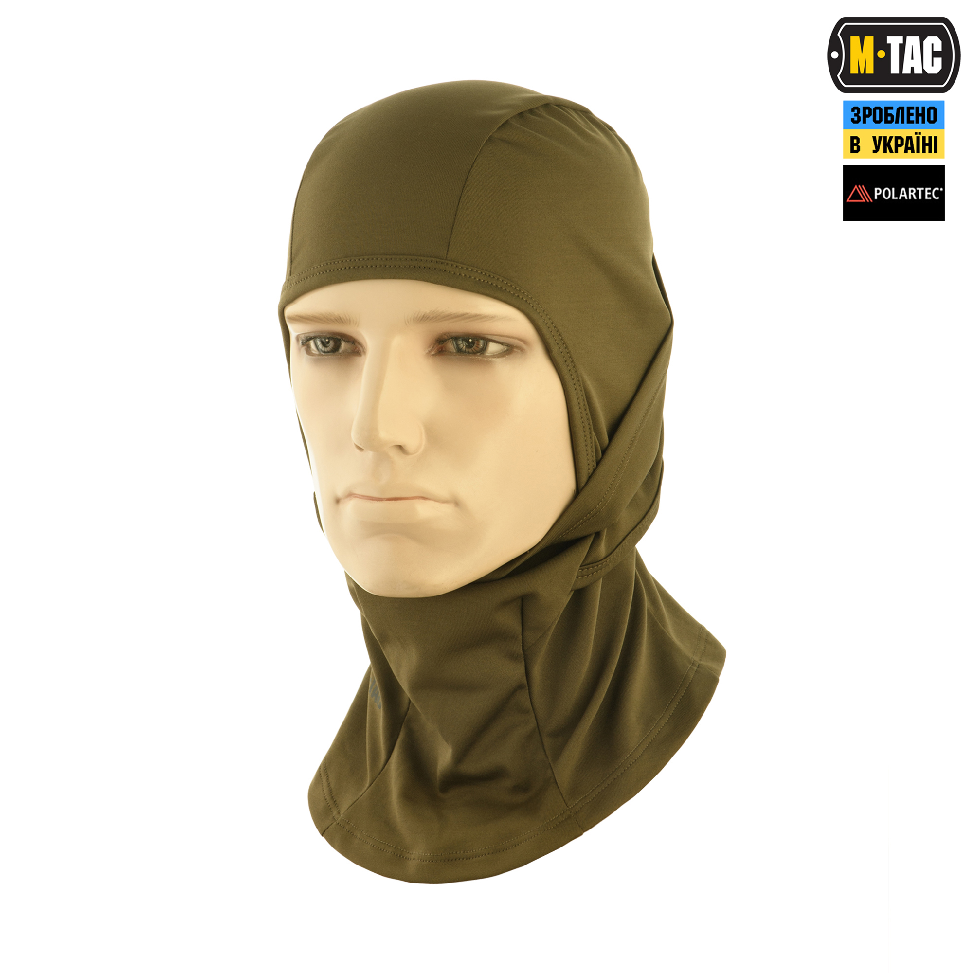 M-Tac балаклава-ніндзя потовідвідна Polartec Olive M-Tac балаклава-ніндзя потовідвідна Polartec Olive — изображение 2