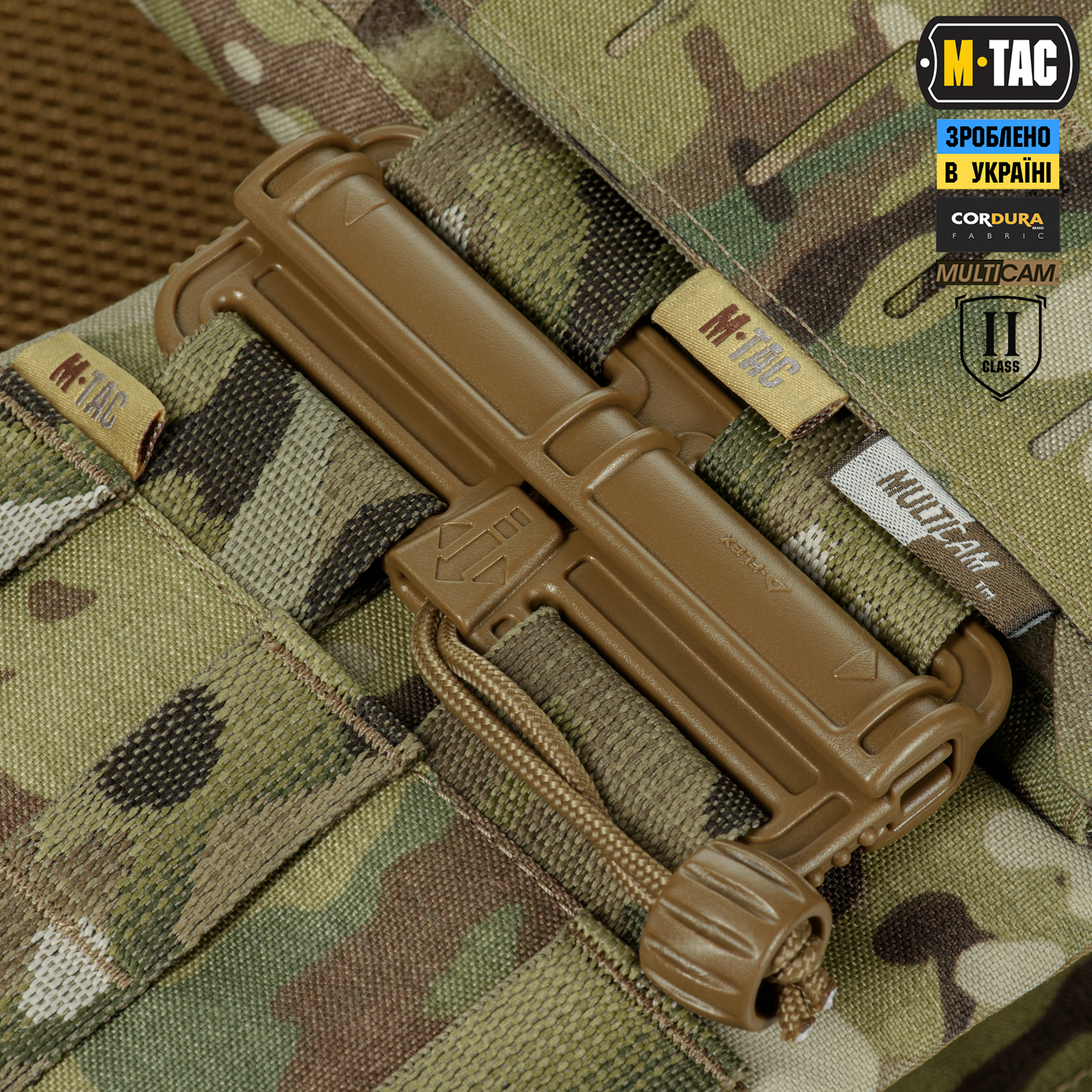 M-Tac плитоноска Cuirass FAST Elite Gen.II 2 клас захисту (розмір плити M) Multicam M-Tac плитоноска Cuirass FAST Elite Gen.II 2 клас захисту (розмір плити M) Multicam - Зображення 7