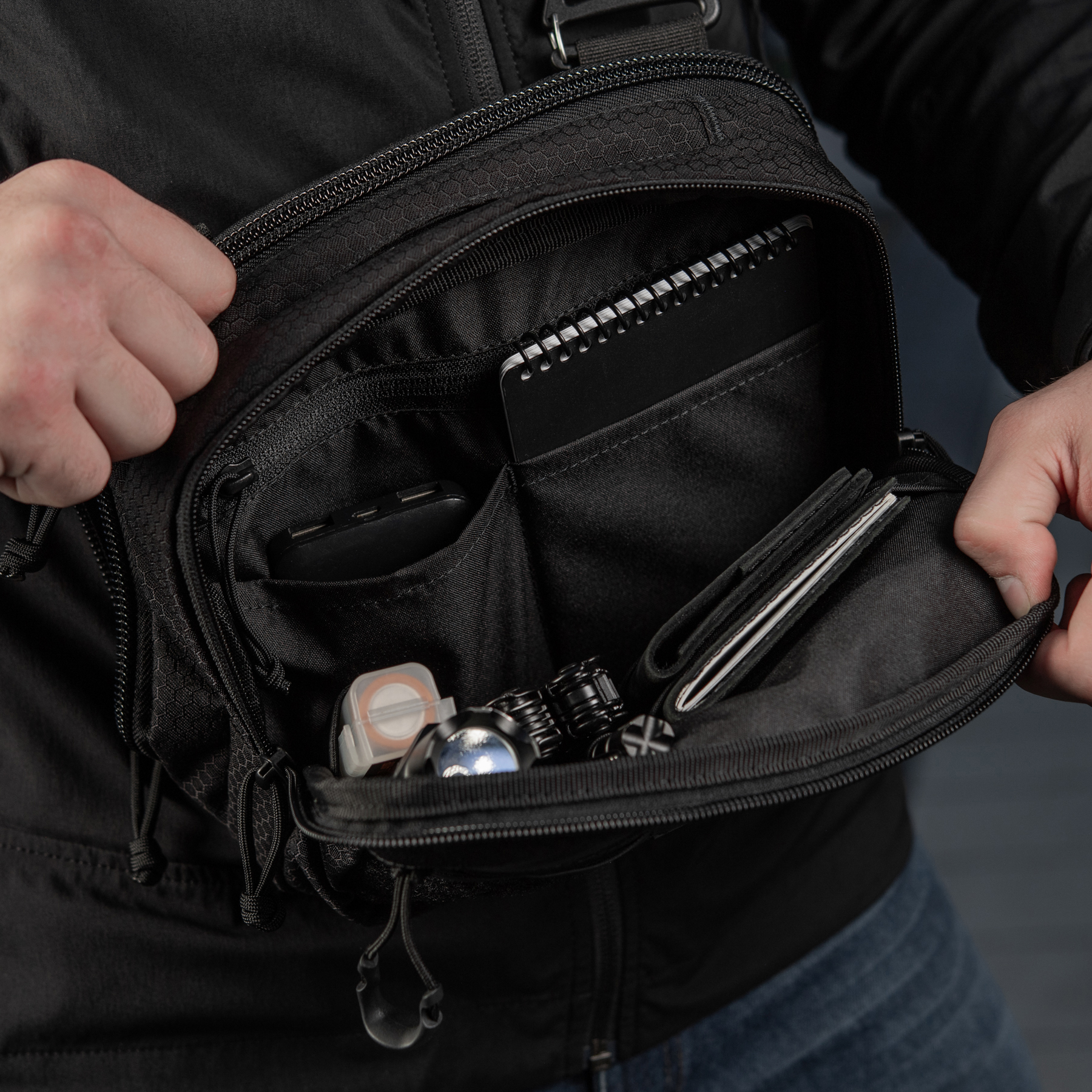 M-Tac сумка EDC Bag Elite HEX Black M-Tac сумка EDC Bag Elite HEX Black — изображение 46
