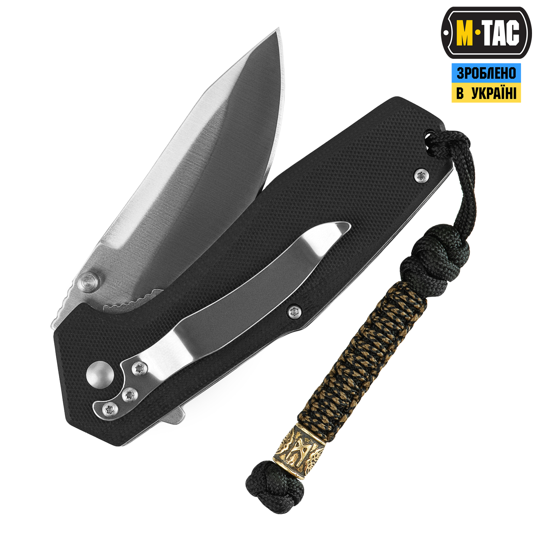 M-Tac темляк Scandinavian Mannaz Black M-Tac темляк Scandinavian Mannaz Black - Зображення 2