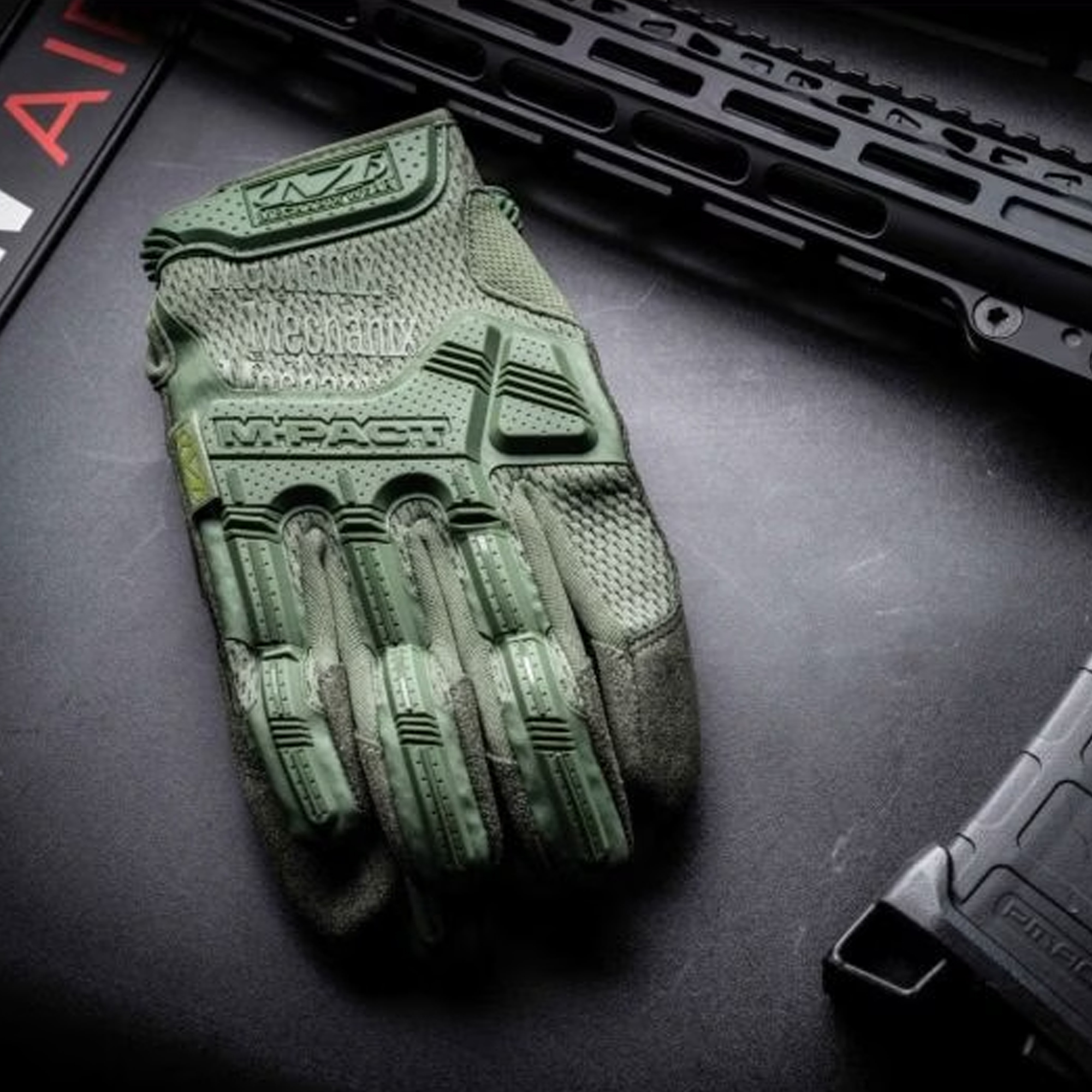 Mechanix рукавички M-Pact Gloves Olive Drab L Mechanix рукавички M-Pact Gloves Olive Drab L — изображение 2