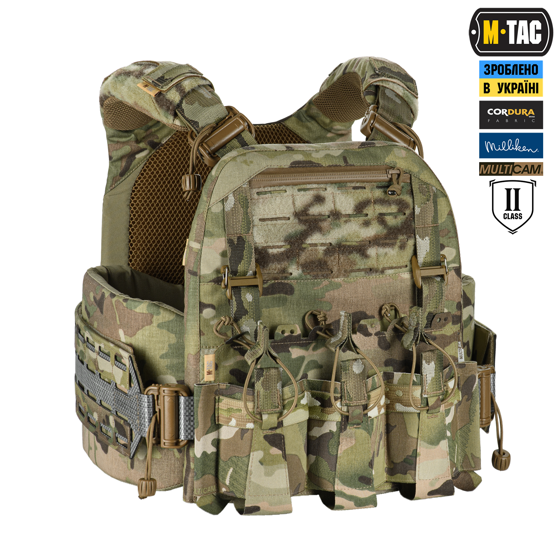 M-Tac плитоноска Cuirass Tiger FAST Elite 2 клас захисту (розмір плити L) Multicam M-Tac плитоноска Cuirass Tiger FAST Elite 2 клас захисту (розмір плити L) Multicam - Зображення 3