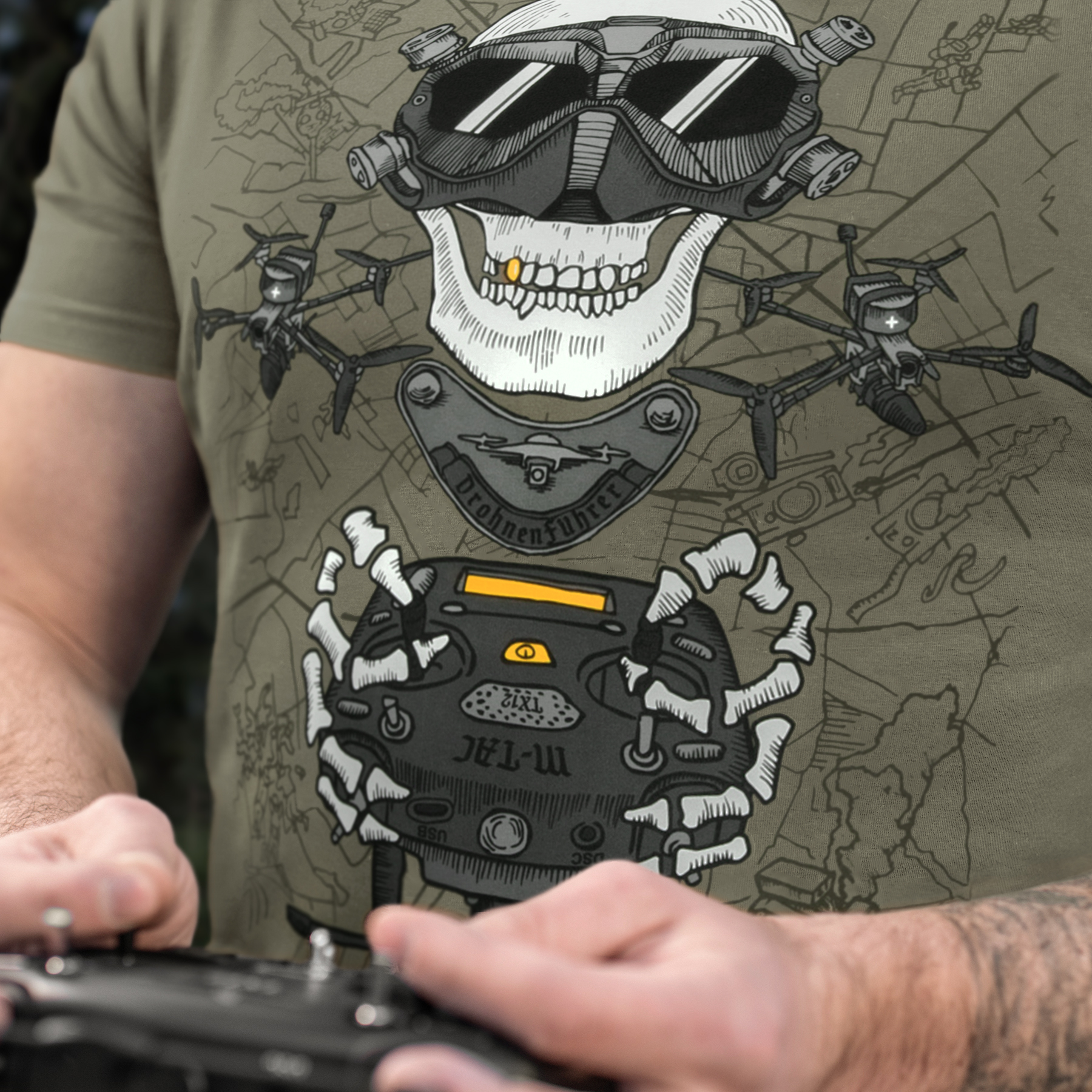 M-Tac футболка Drohnenführer Light Olive M-Tac футболка Drohnenführer Light Olive - Зображення 16