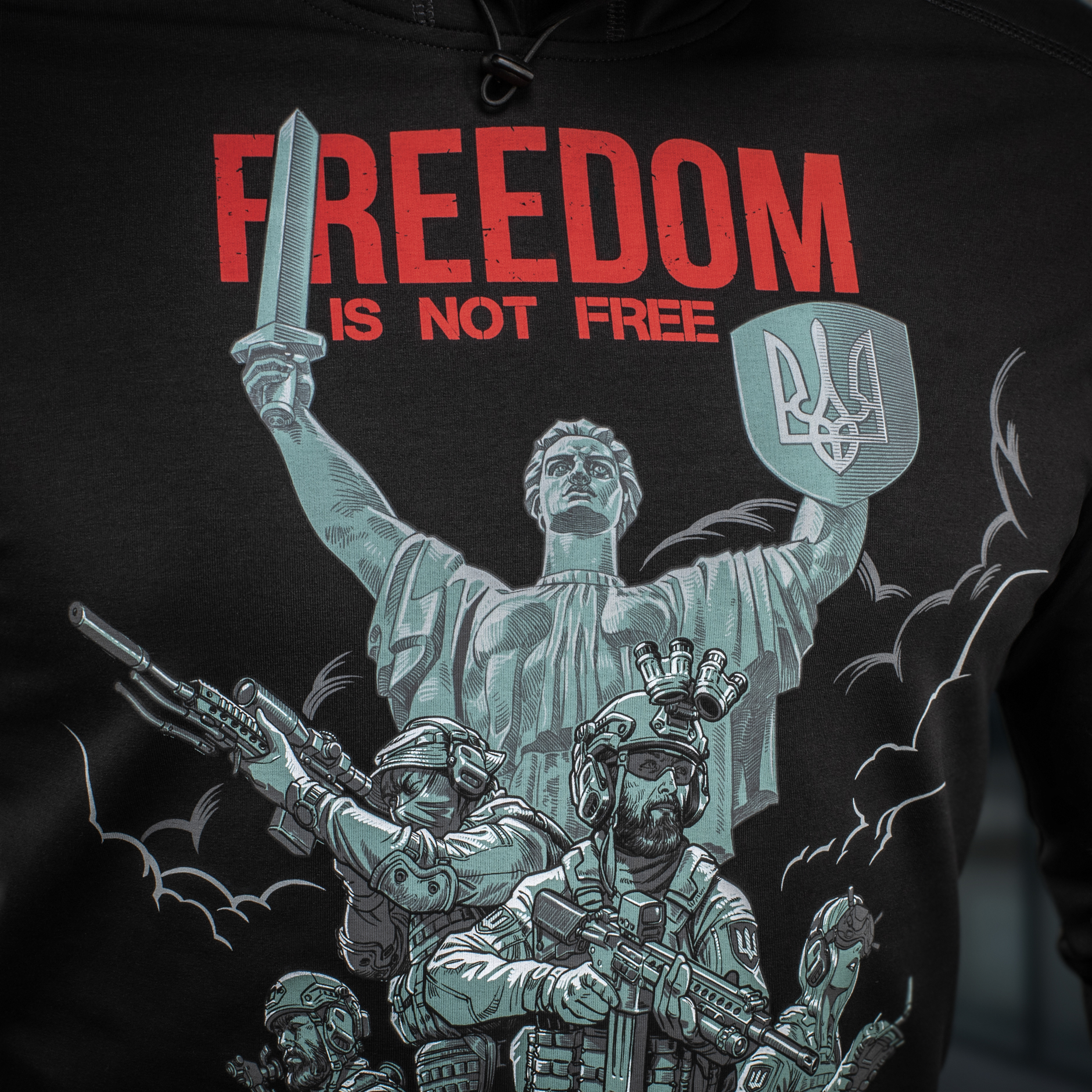M-Tac кофта Hoodie Freedom Black M-Tac кофта Hoodie Freedom Black - Зображення 19