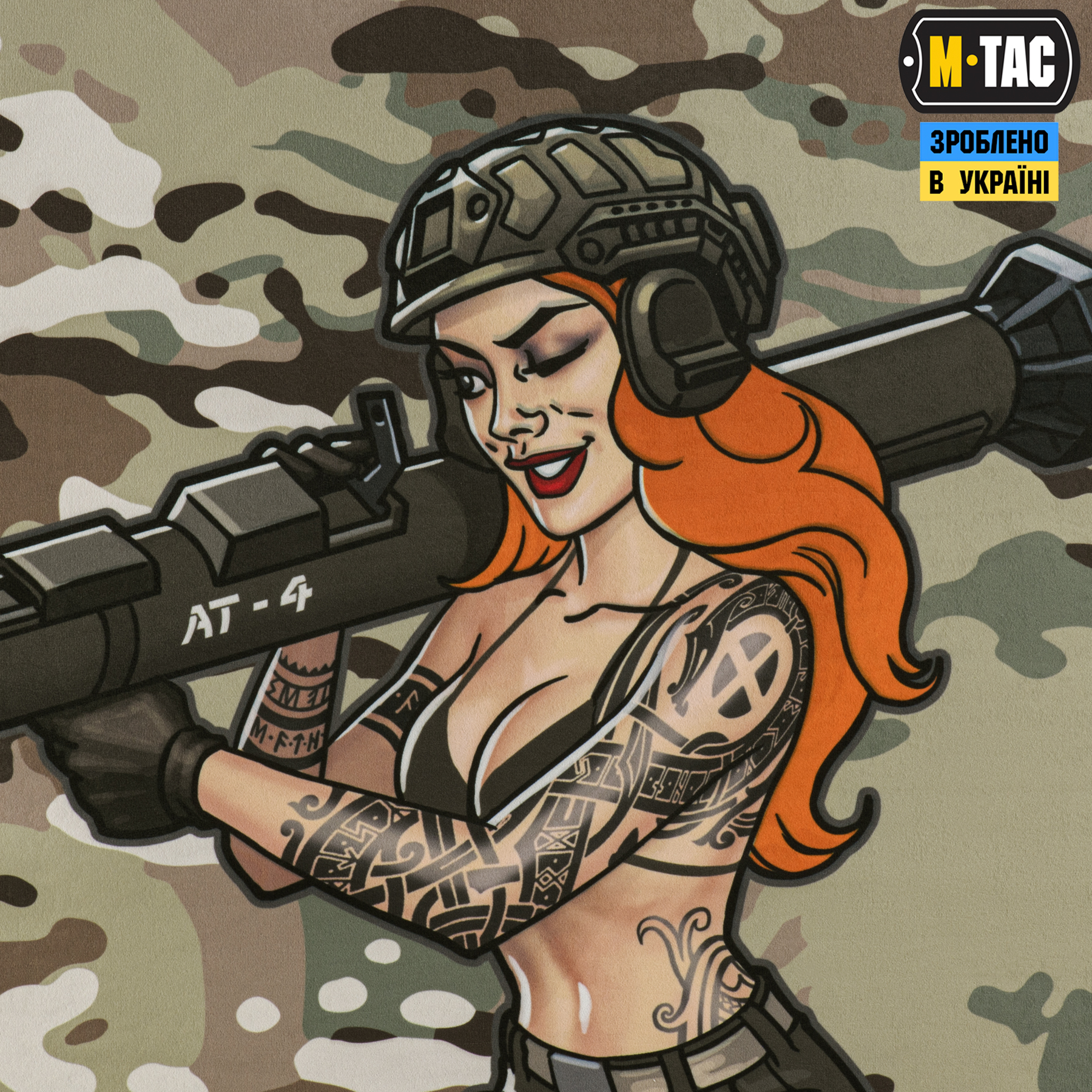 M-Tac панель для нашивок Tactical girl AT-4 900x1300 MC M-Tac панель для нашивок Tactical girl AT-4 900x1300 MC - Зображення 4