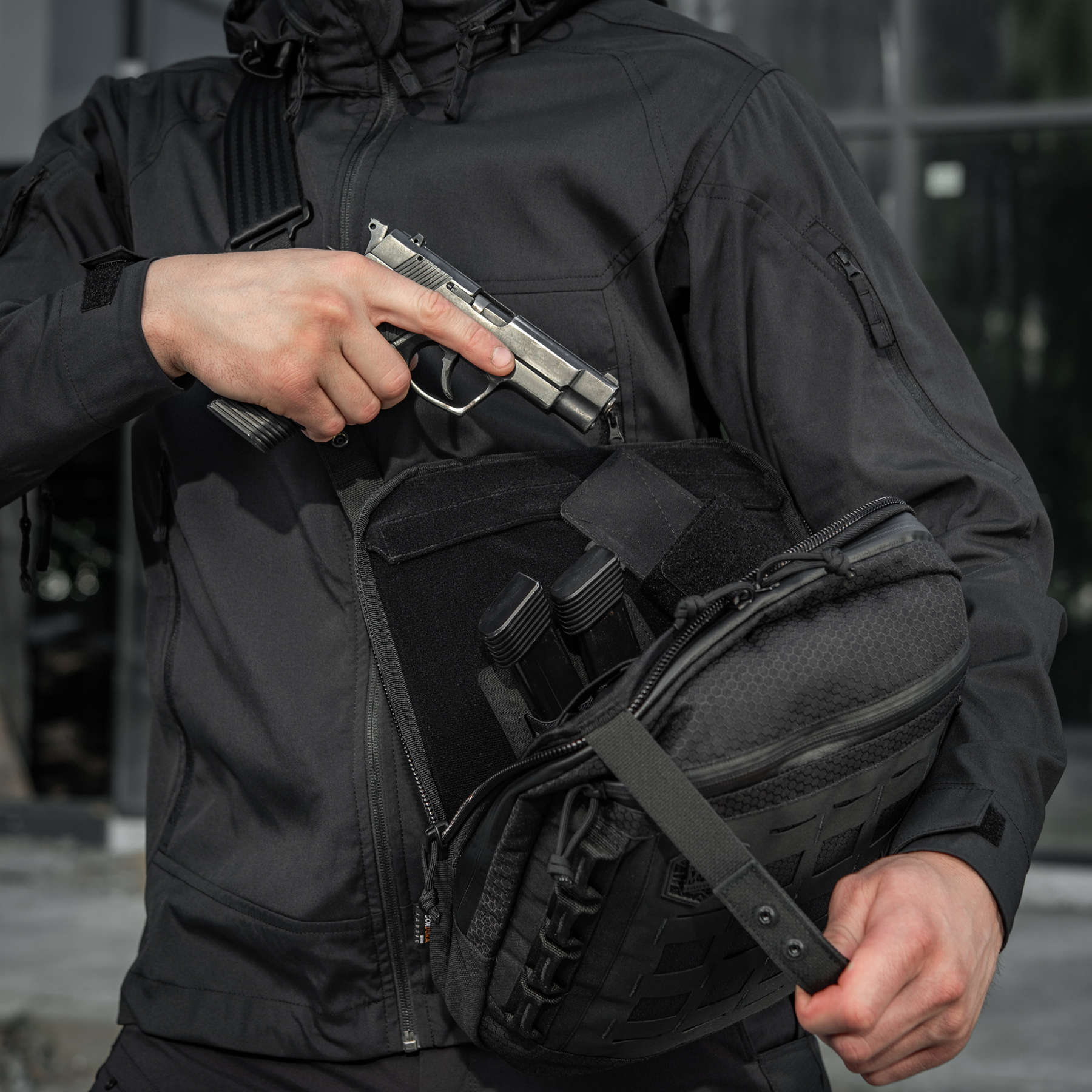 M-Tac сумка планшет Laser Cut Hex Black M-Tac сумка планшет Laser Cut Hex Black — изображение 13