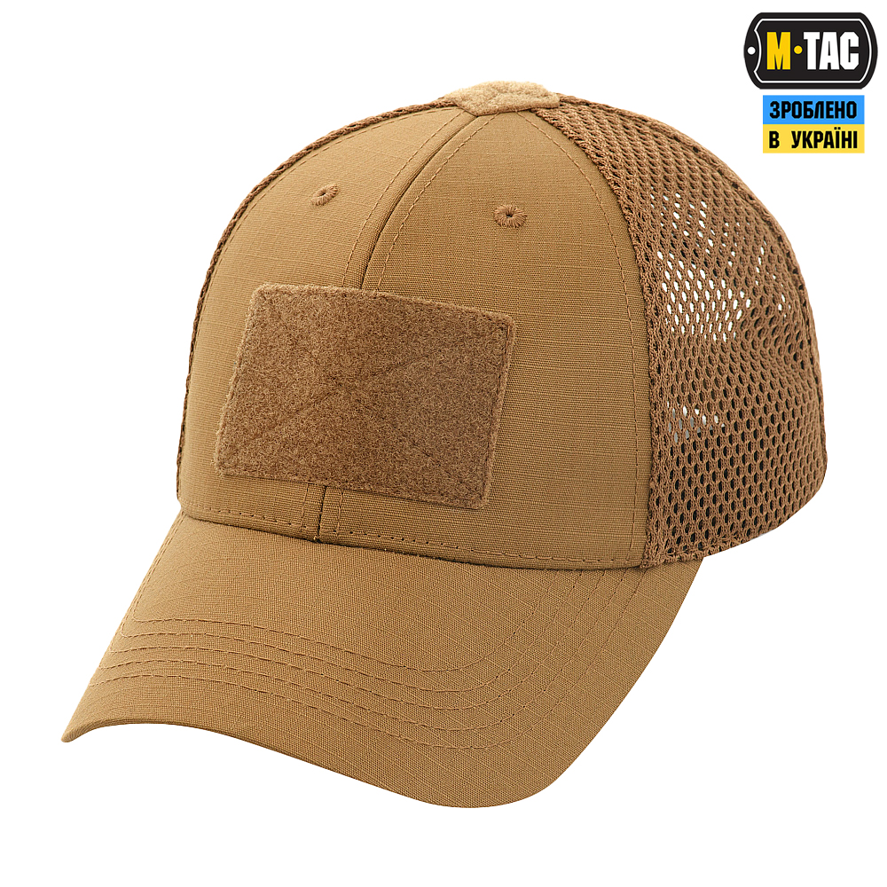 M-Tac бейсболка тактична з сіткою Elite Flex Coyote Brown M-Tac бейсболка тактична з сіткою Elite Flex Coyote Brown — изображение 4