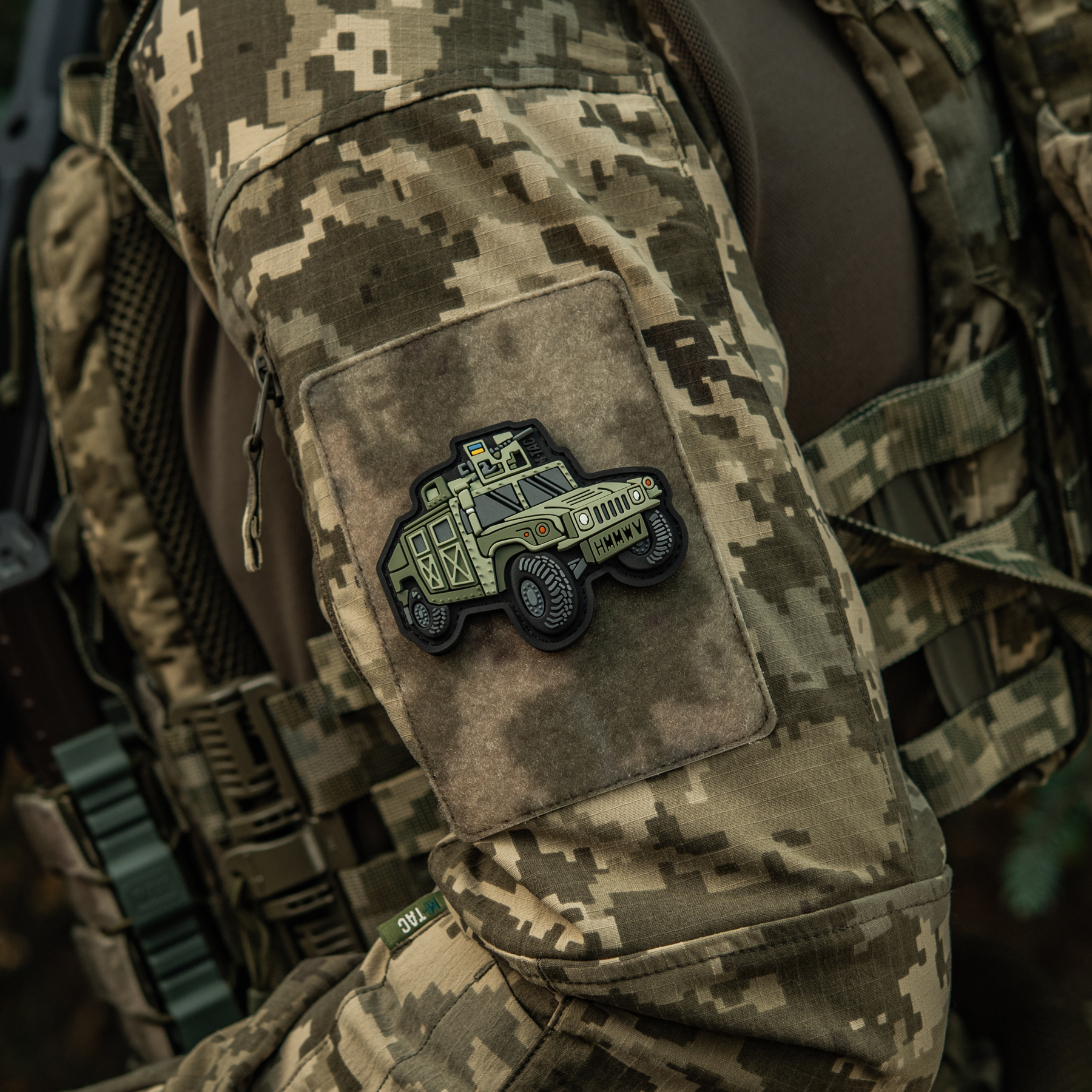 M-Tac нашивка HMWWV (PVC) olive M-Tac нашивка HMWWV (PVC) olive — изображение 7