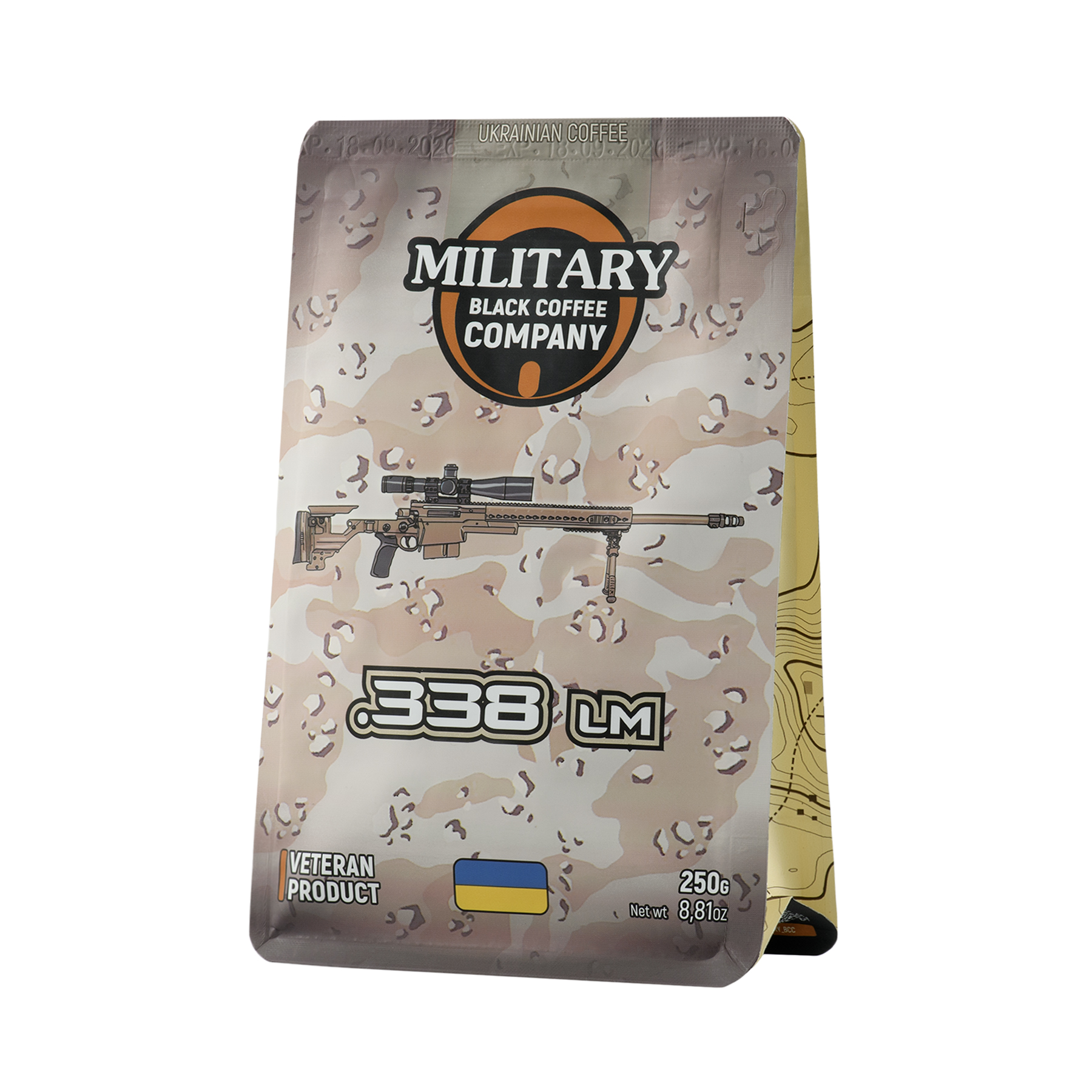 Military Black Coffee Company мелена .338-Ефіопія Military Black Coffee Company мелена .338-Ефіопія