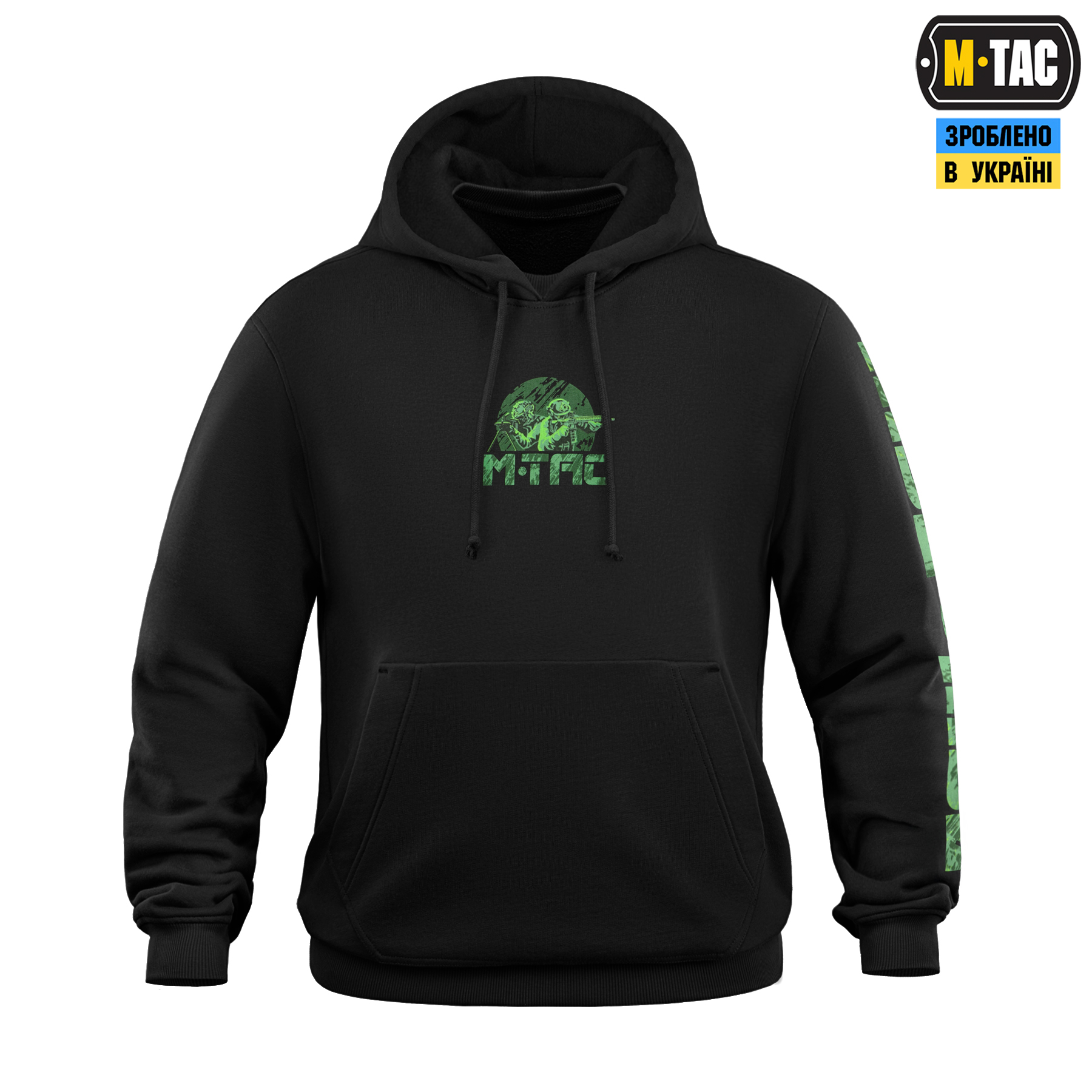M-Tac кофта Hoodie Пліч-о-пліч Hard Black M-Tac кофта Hoodie Пліч-о-пліч Hard Black — изображение 3