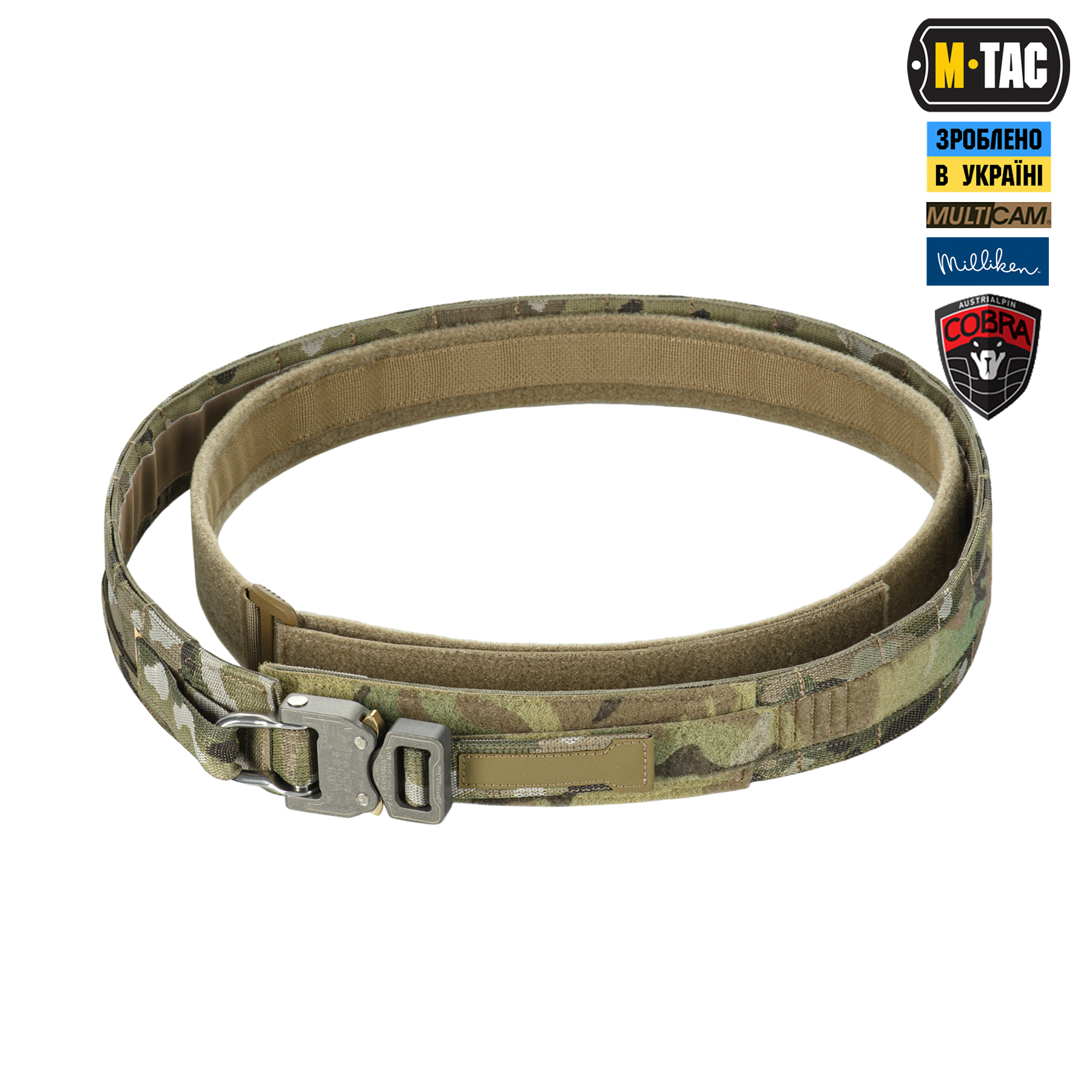 M-Tac ремінь Range Belt D-Ring Cobra Buckle Gen.IV Multicam M-Tac ремінь Range Belt D-Ring Cobra Buckle Gen.IV Multicam - Зображення 2