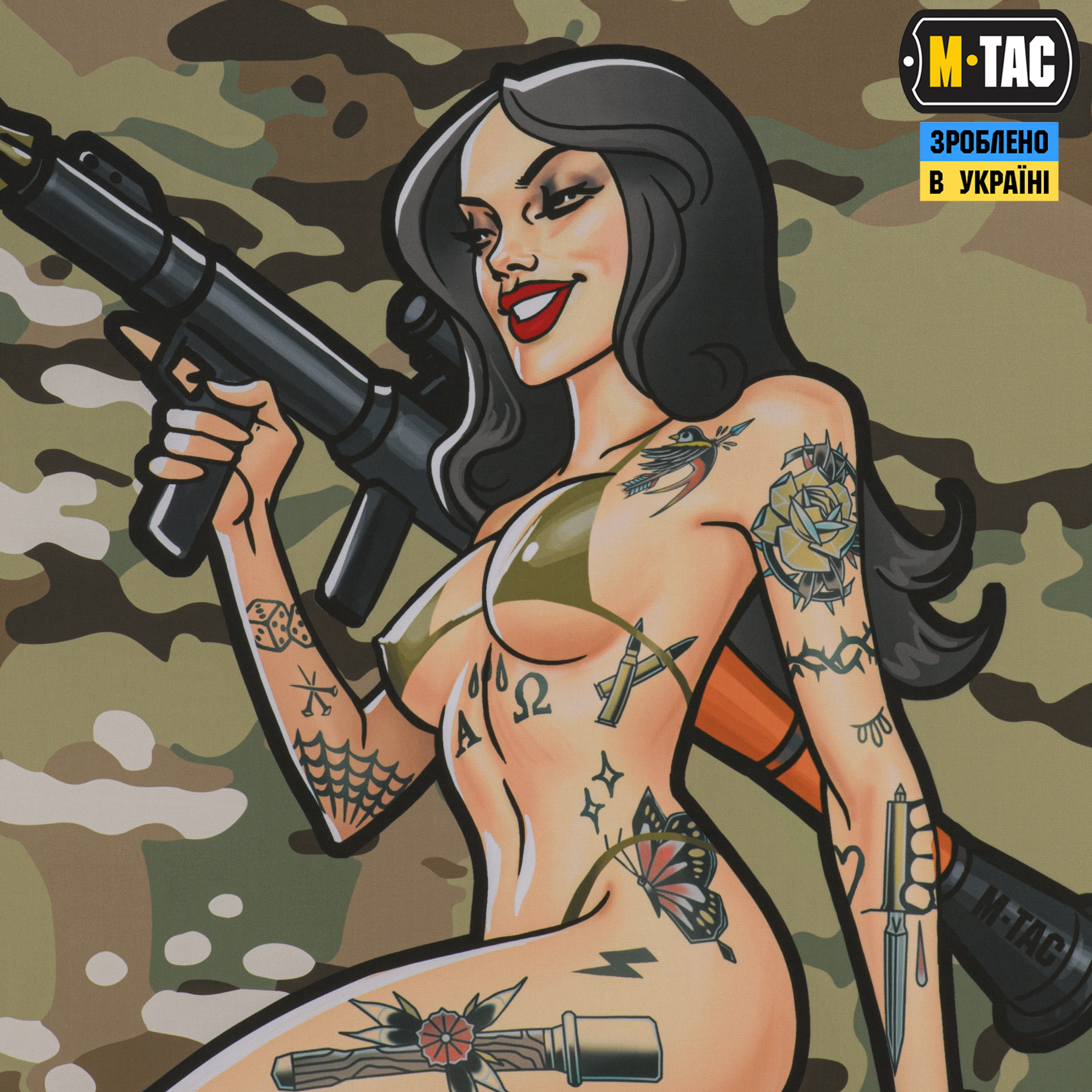 M-Tac банер Tactical girl RPG 900x1300 MC M-Tac банер Tactical girl RPG 900x1300 MC - Зображення 2