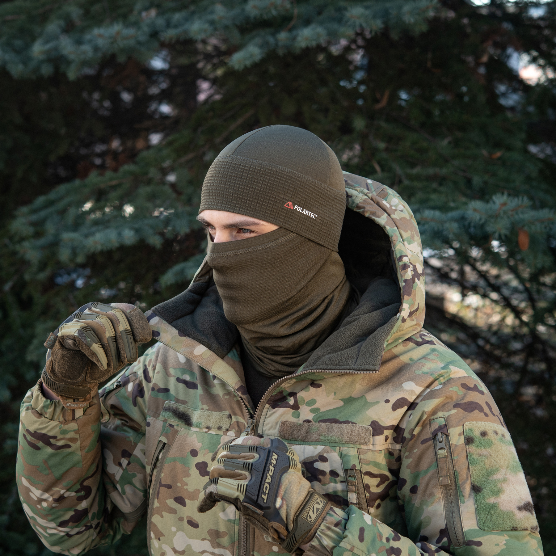 M-Tac шапка-підшоломник Polartec Dark Olive M-Tac шапка-підшоломник Polartec Dark Olive — изображение 7