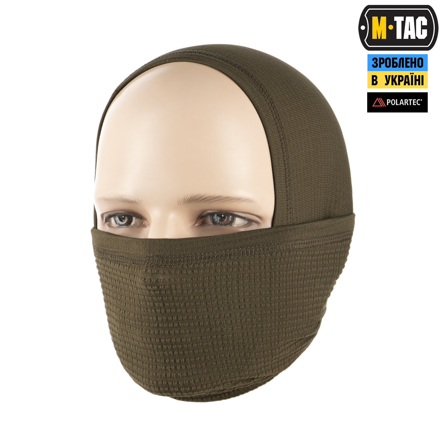 M-Tac шарф-труба Polartec Power Grid Dark Olive M-Tac шарф-труба Polartec Power Grid Dark Olive — изображение 2
