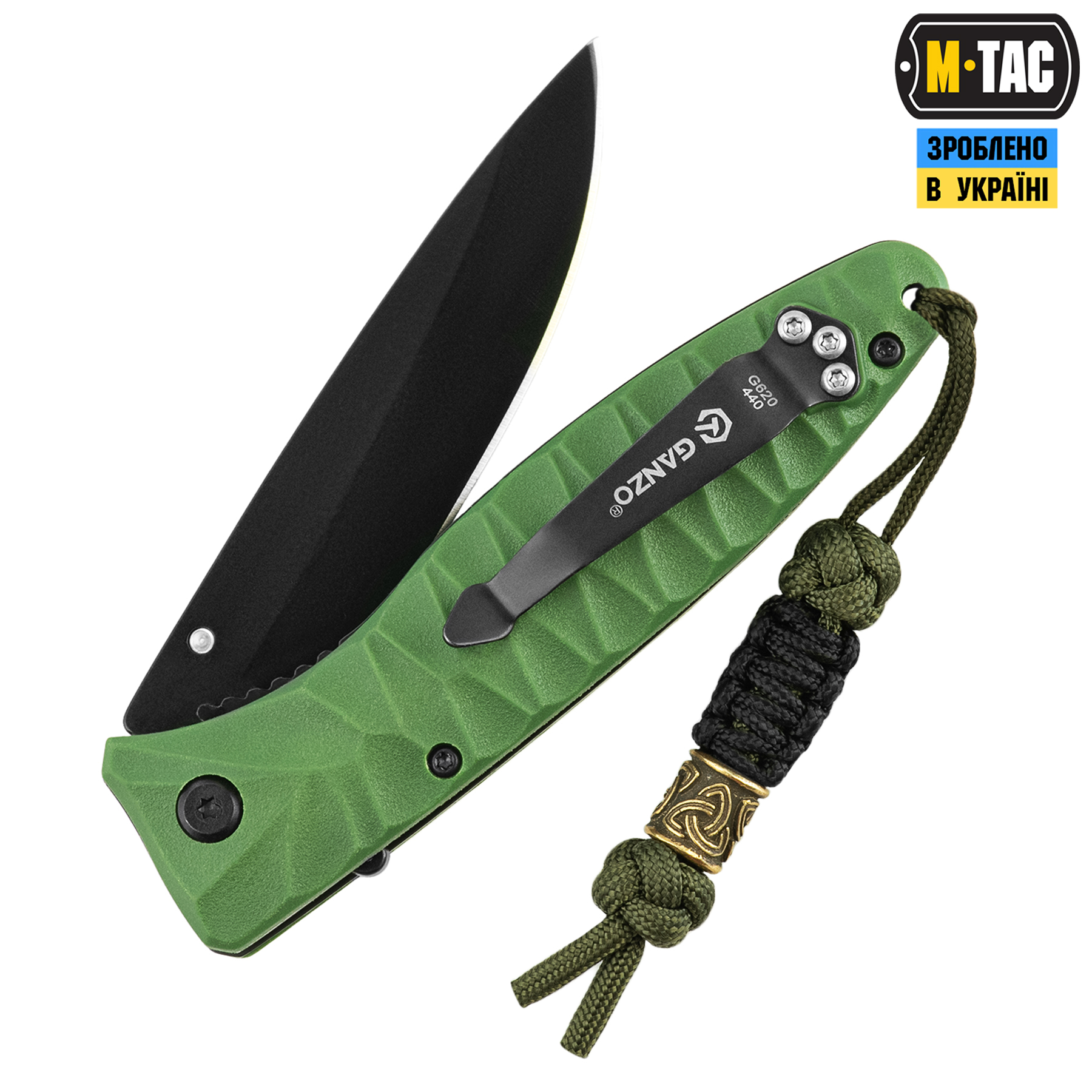 M-Tac темляк Scandinavian Small Трикветр Olive M-Tac темляк Scandinavian Small Трикветр Olive — изображение 2