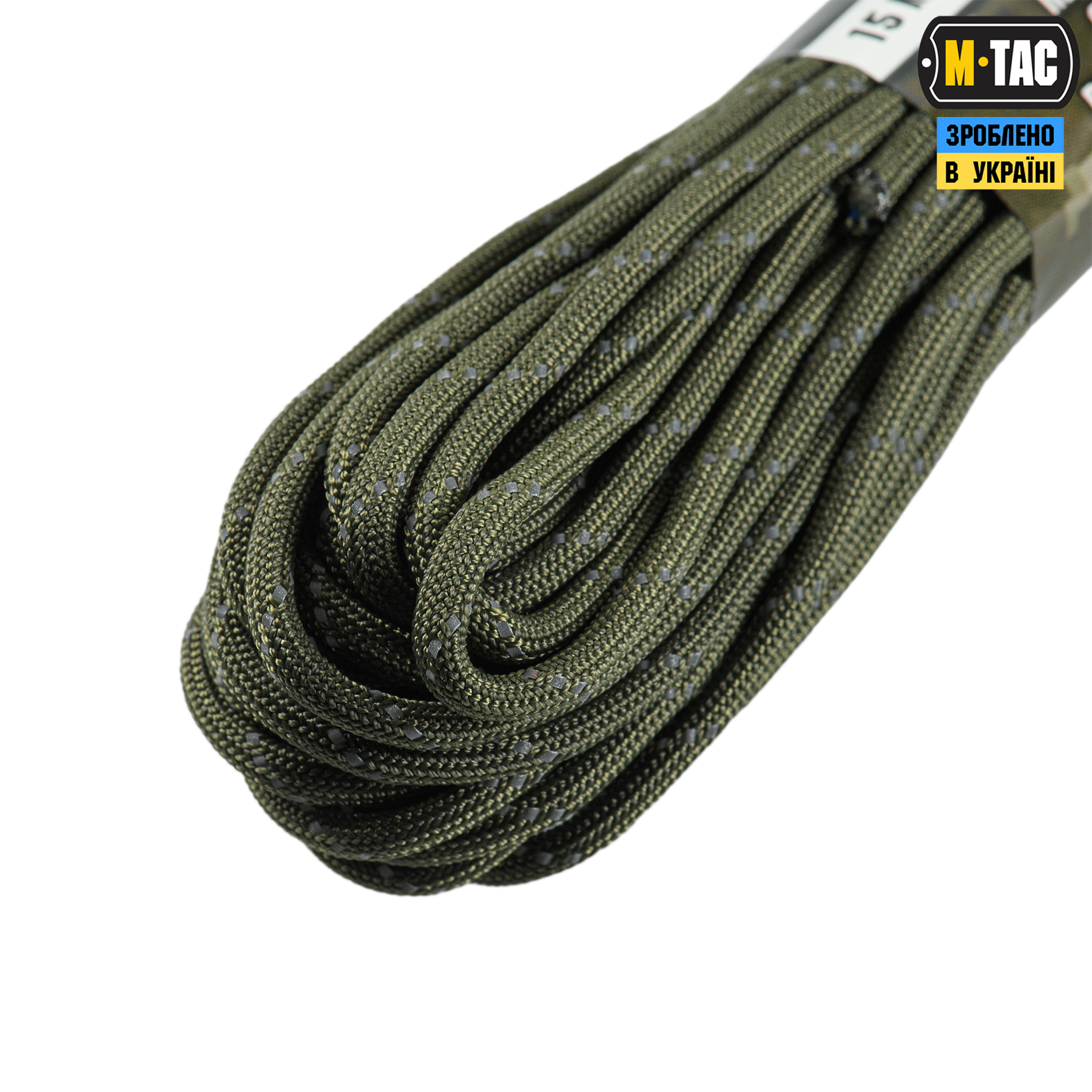 M-Tac паракорд 550 mil-spec Ranger Green Reflective 15м M-Tac паракорд 550 mil-spec Ranger Green Reflective 15м — изображение 3