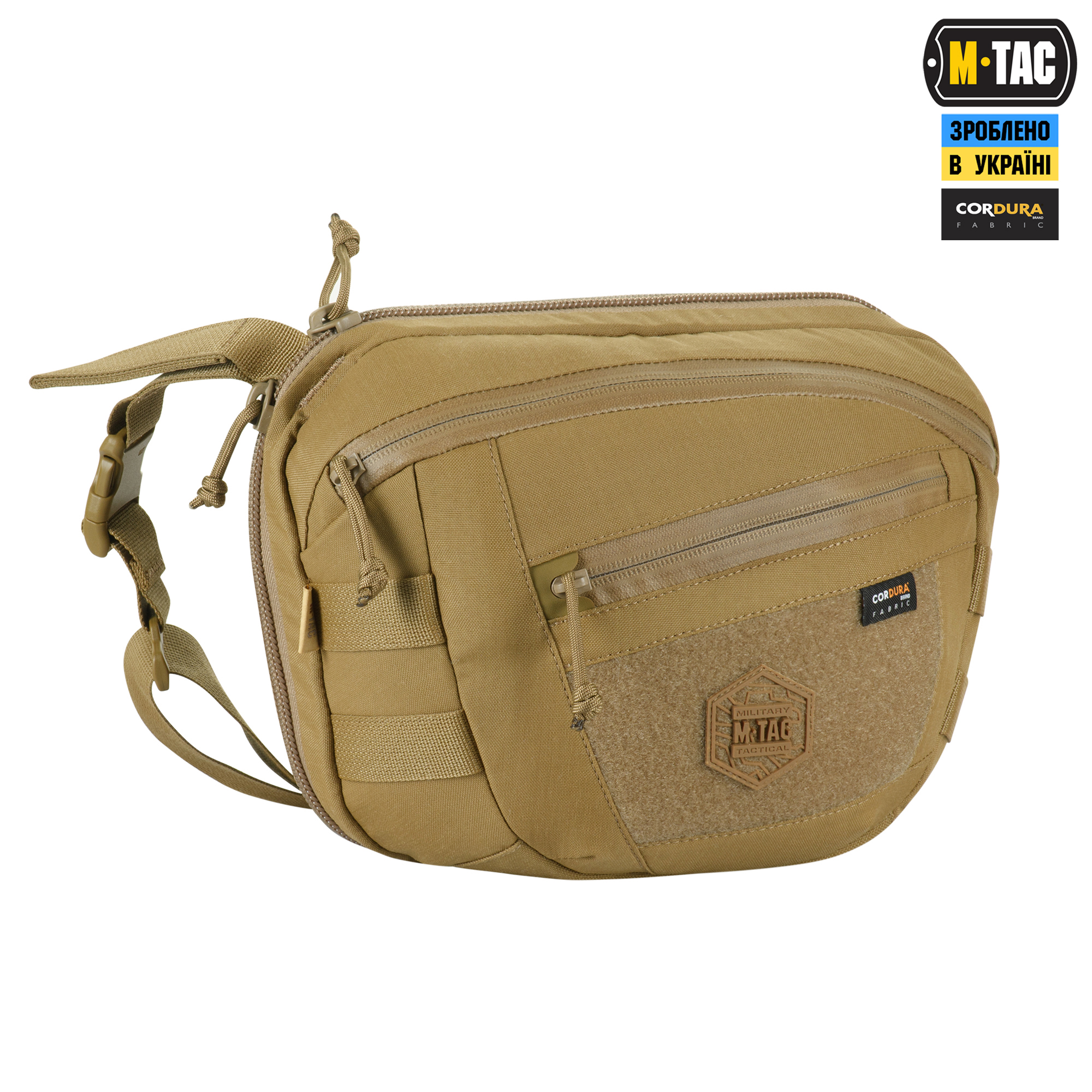 M-Tac сумка Sphaera Hardsling Bag Large з липучкою Elite Coyote M-Tac сумка Sphaera Hardsling Bag Large з липучкою Elite Coyote — изображение 3