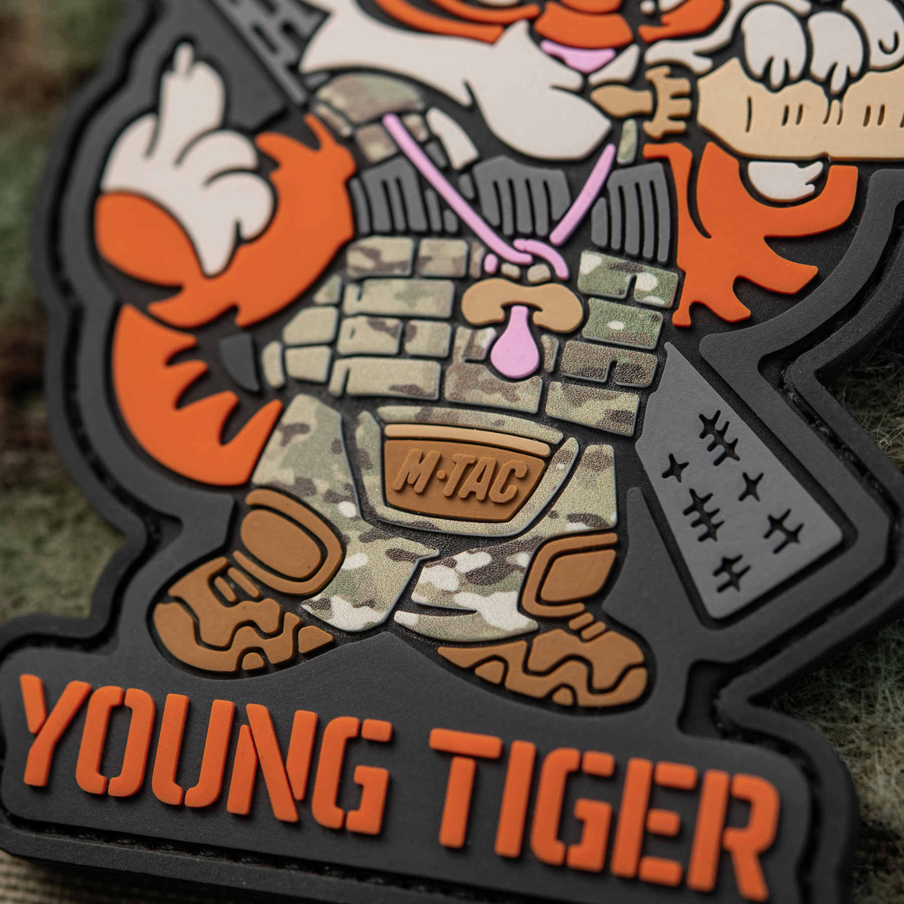 M-Tac нашивка Young Tiger PVC M-Tac нашивка Young Tiger PVC - Зображення 6