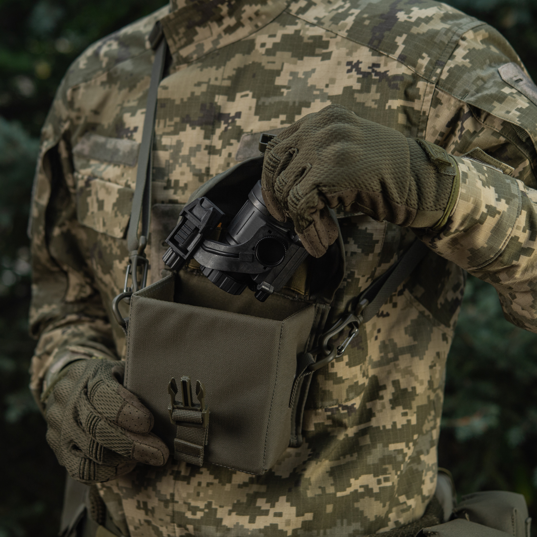 M-Tac підсумок під монокуляр PVS-14 olive M-Tac підсумок під монокуляр PVS-14 olive — изображение 15