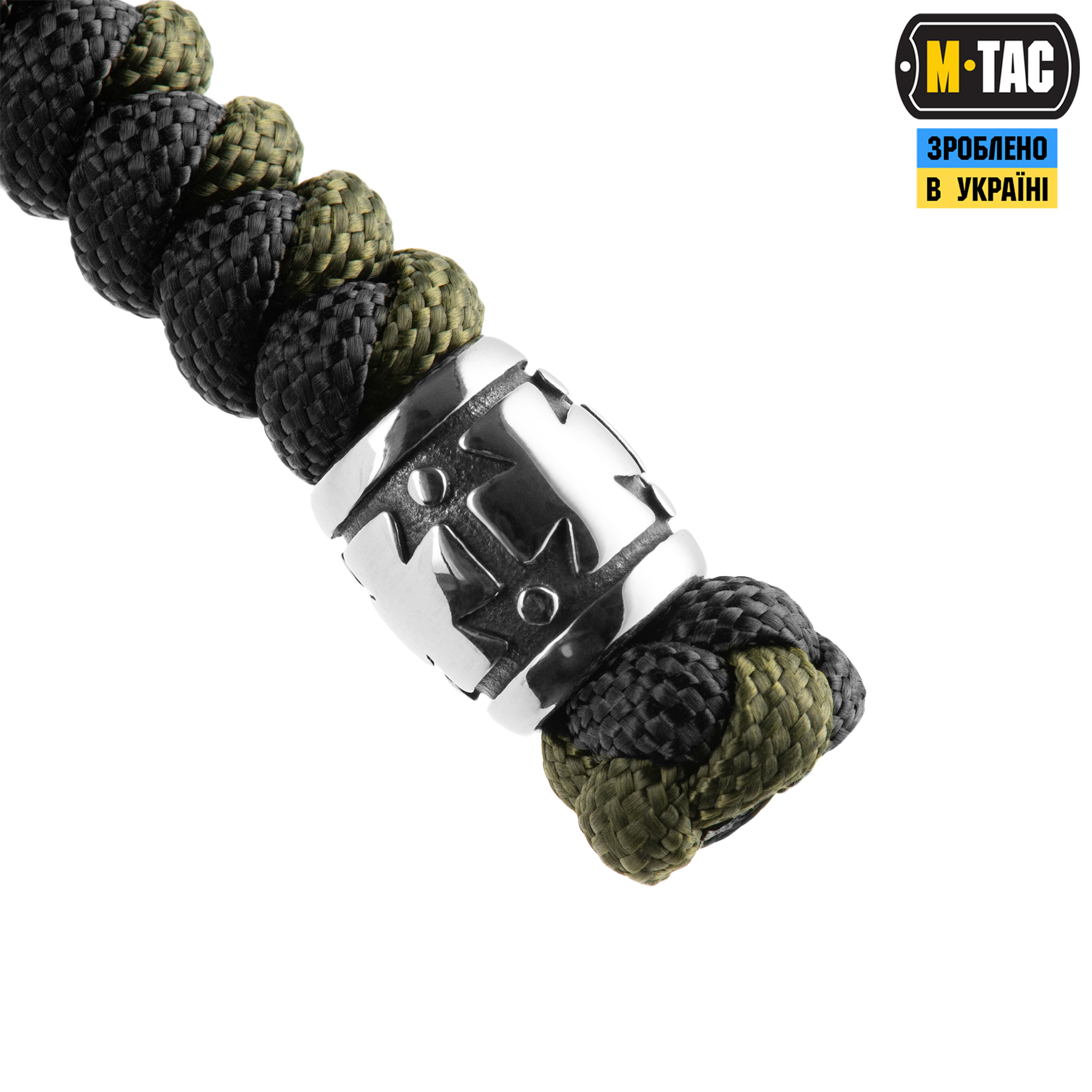 M-Tac темляк Viper Козацький Хрест V.2 Steel Black&Olive M-Tac темляк Viper Козацький Хрест V.2 Steel Black&Olive - Зображення 3