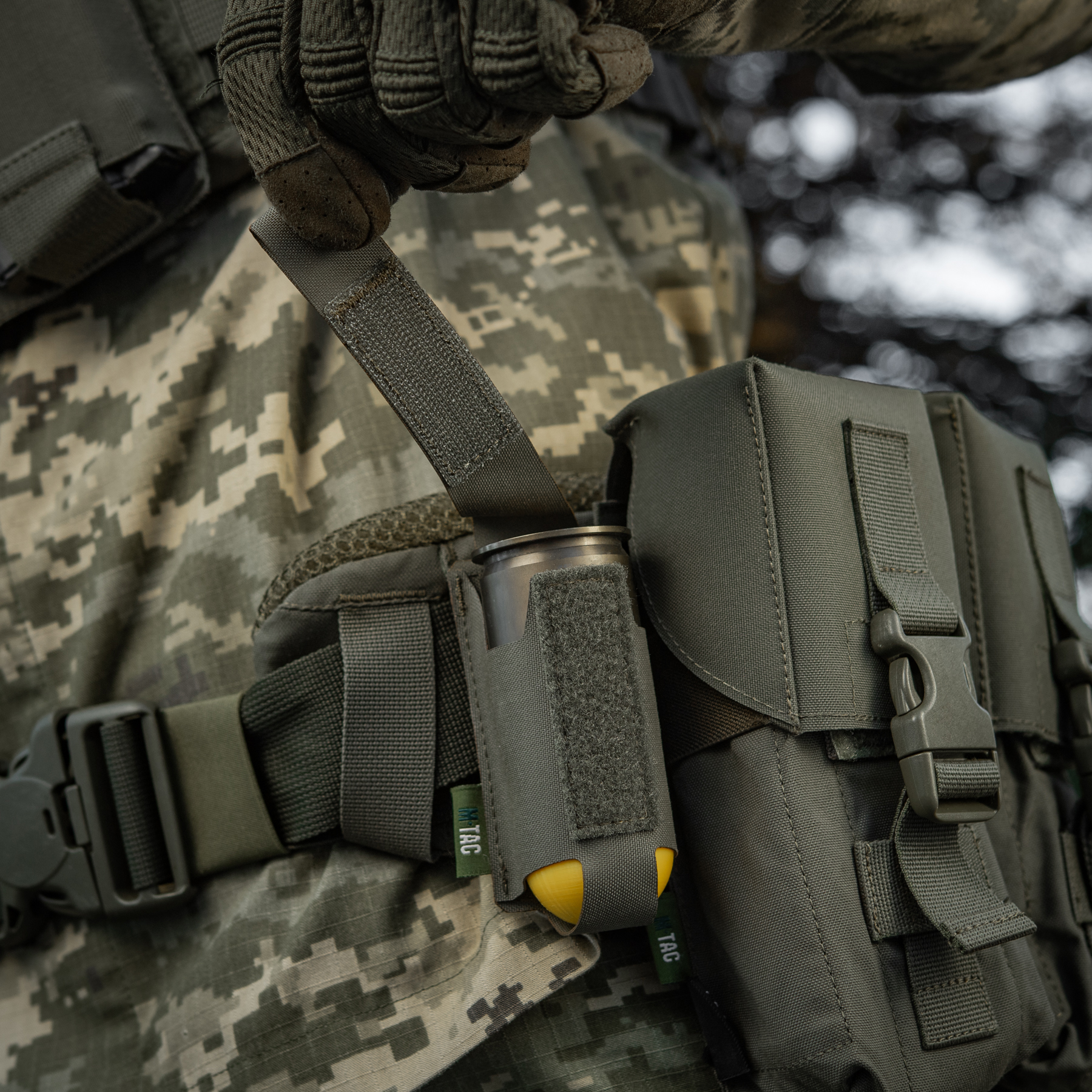 M-Tac підсумок ВОГ для 1 гранати Ranger Green M-Tac підсумок ВОГ для 1 гранати Ranger Green - Зображення 14