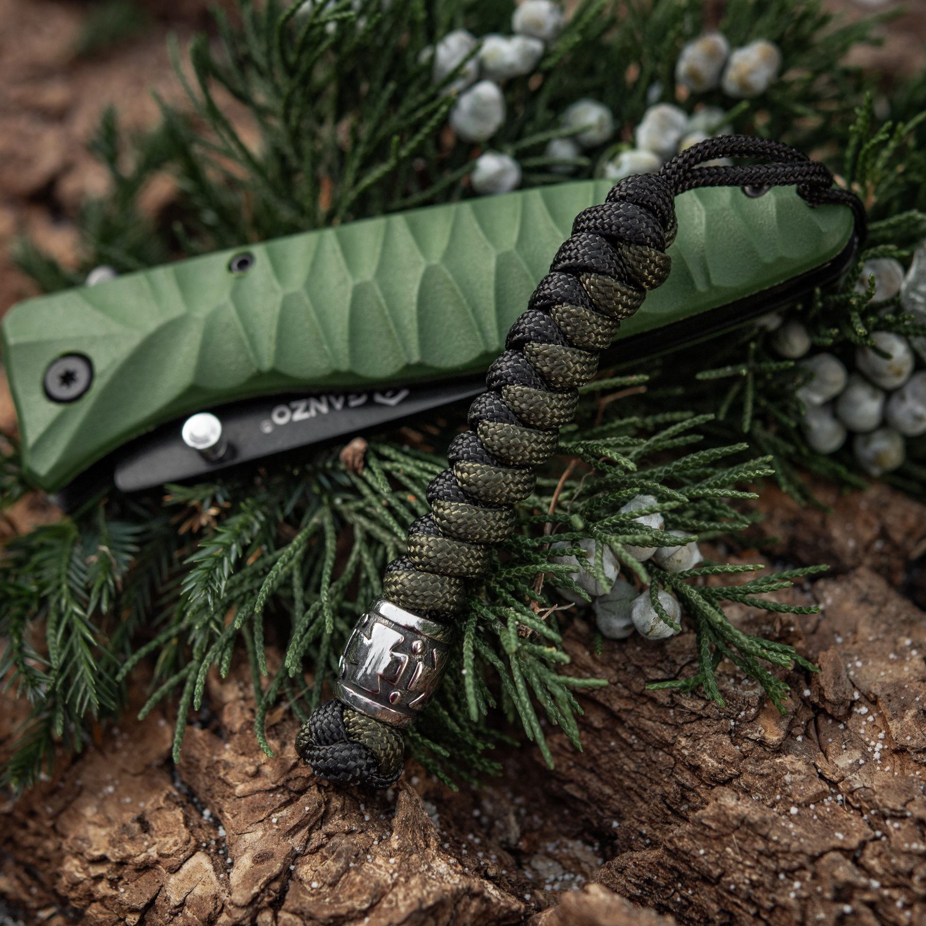 M-Tac темляк Viper Козацький Хрест V.2 Steel Black&Olive M-Tac темляк Viper Козацький Хрест V.2 Steel Black&Olive - Зображення 9