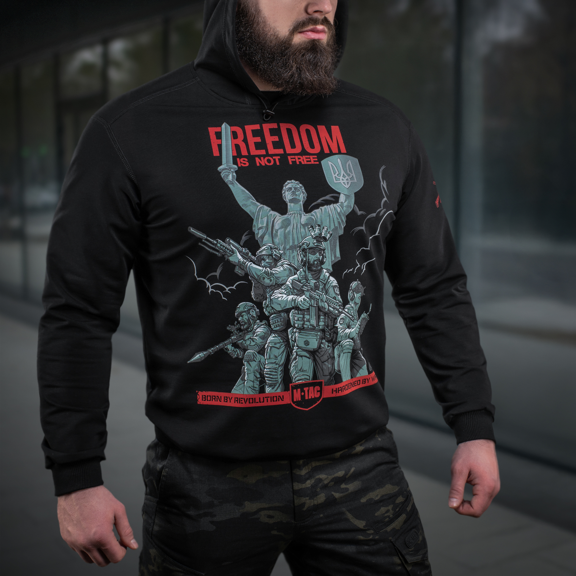 M-Tac кофта Hoodie Freedom Black M-Tac кофта Hoodie Freedom Black - Зображення 21