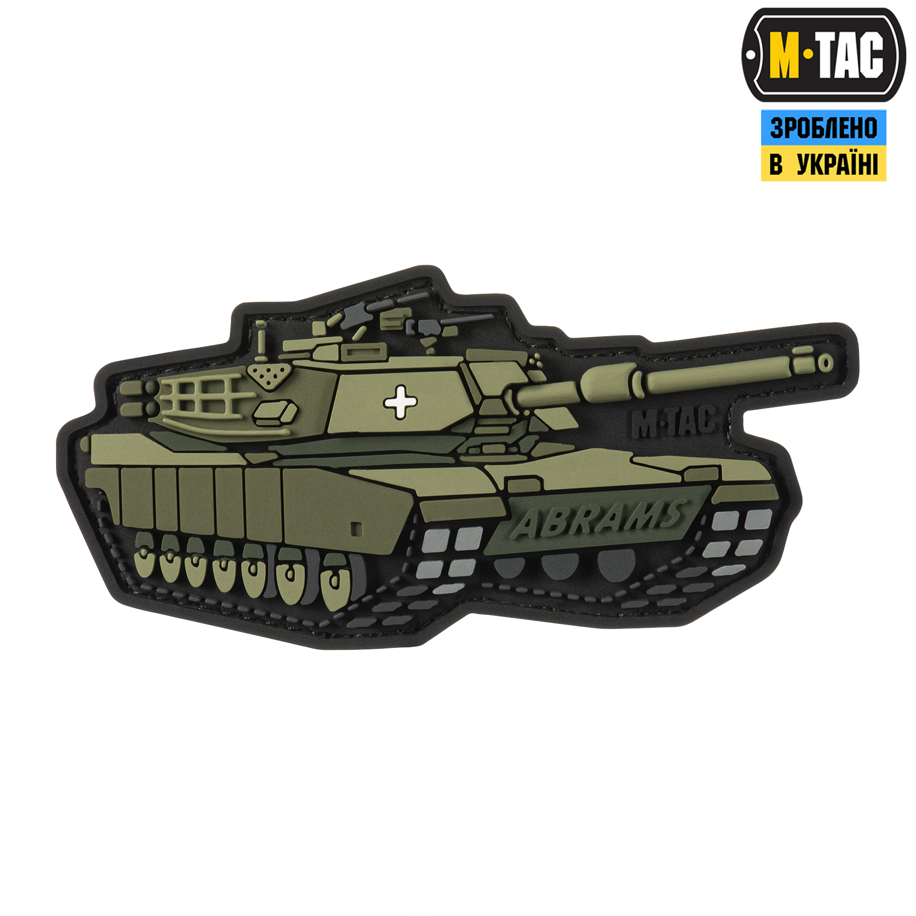 M-Tac нашивка ABRAMS (PVC) olive M-Tac нашивка ABRAMS (PVC) olive