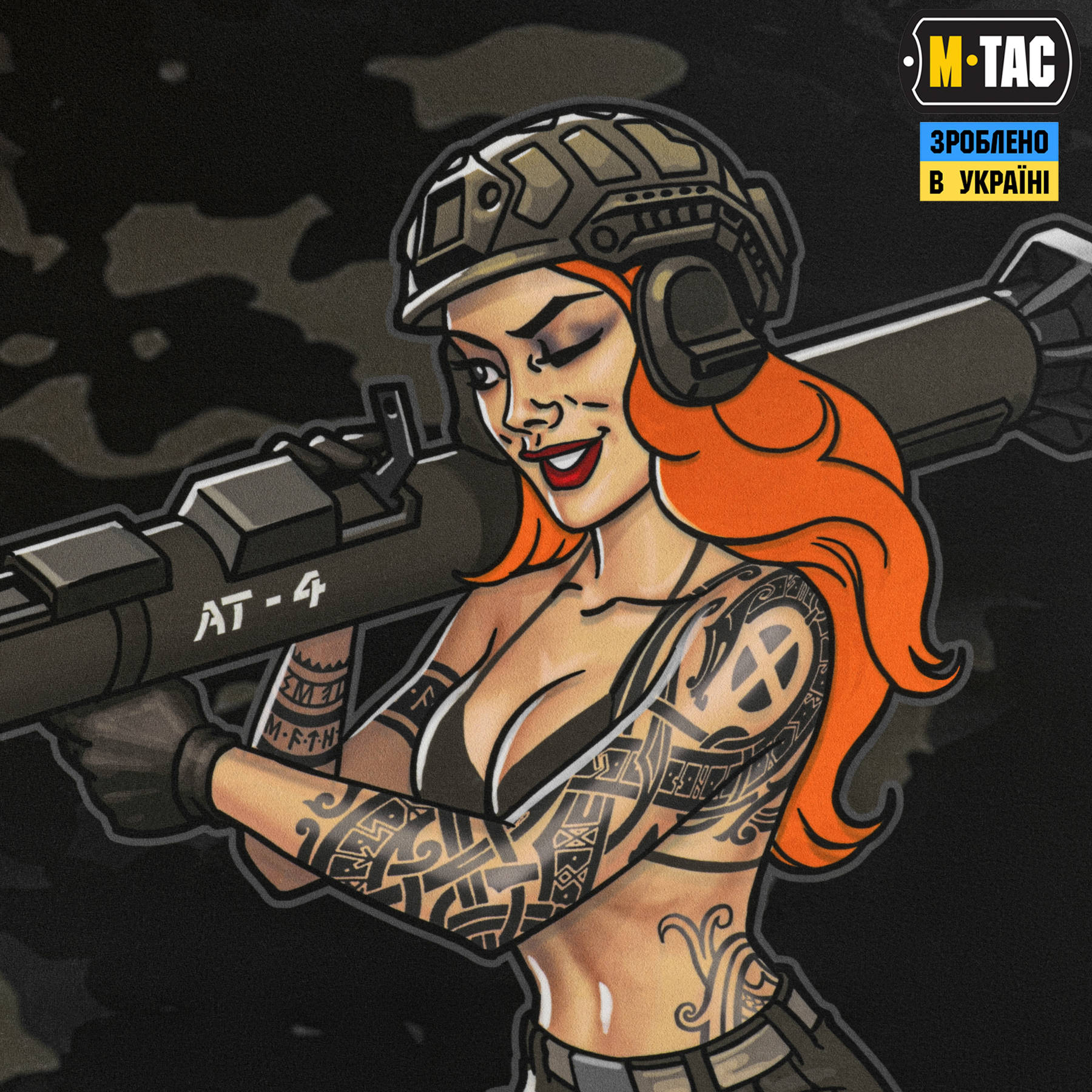 M-Tac панель для нашивок Tactical girl AT-4 900x1300 Black MC M-Tac панель для нашивок Tactical girl AT-4 900x1300 Black MC - Зображення 4