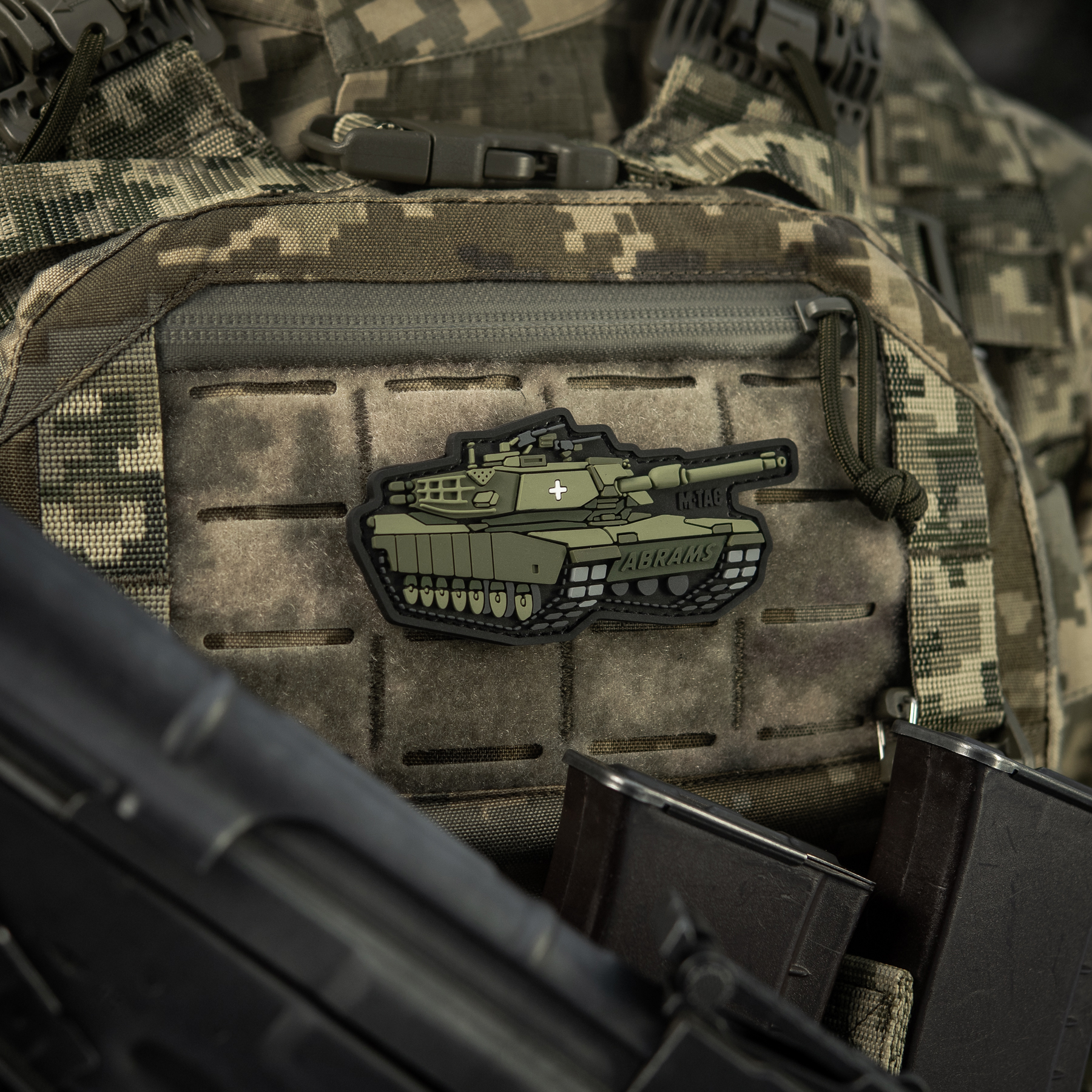 M-Tac нашивка ABRAMS (PVC) olive M-Tac нашивка ABRAMS (PVC) olive - Зображення 6