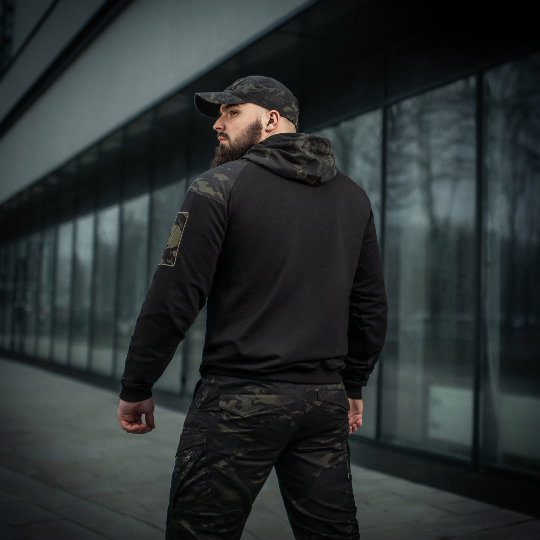 M-Tac кофта Hoodie Combat Black Multicam M-Tac кофта Hoodie Combat Black Multicam - Зображення 10