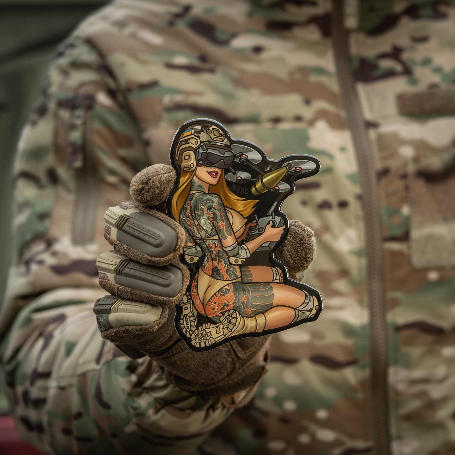 M-Tac наклейка Tactical girl №6 Якудза M-Tac наклейка Tactical girl №6 Якудза - Зображення 4