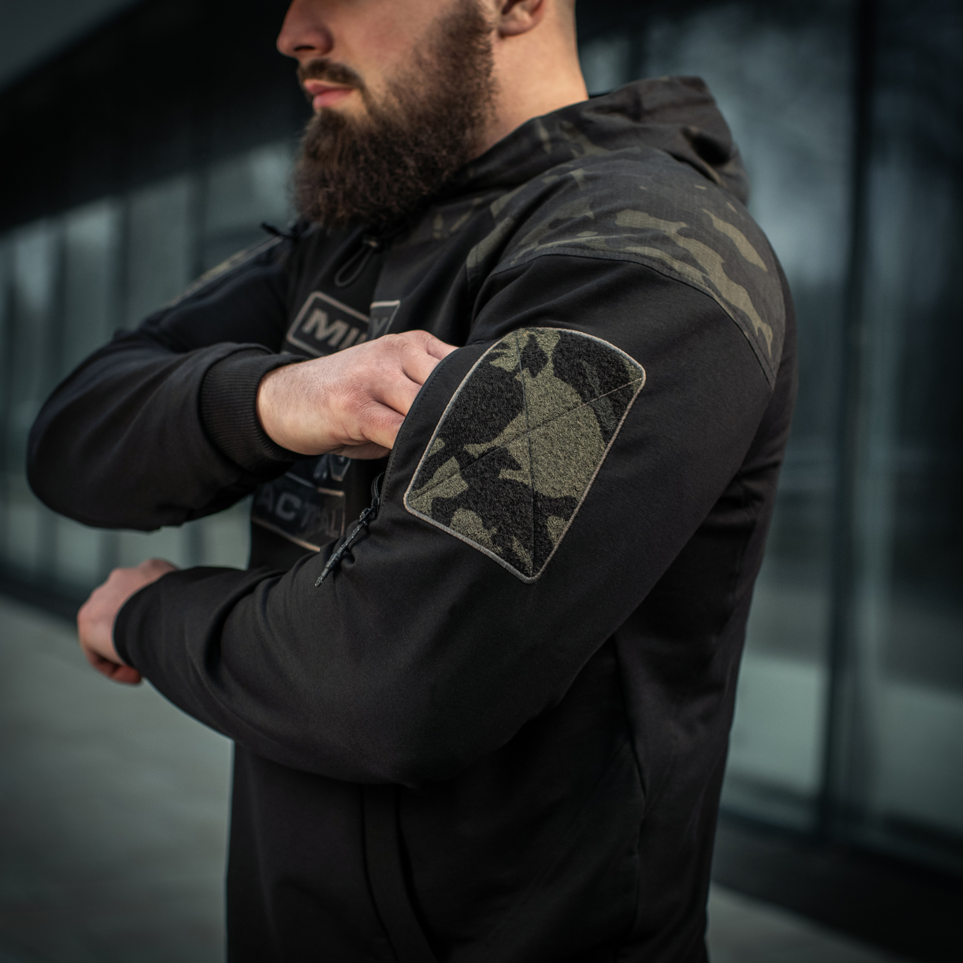 M-Tac кофта Hoodie Combat Black Multicam M-Tac кофта Hoodie Combat Black Multicam - Зображення 15