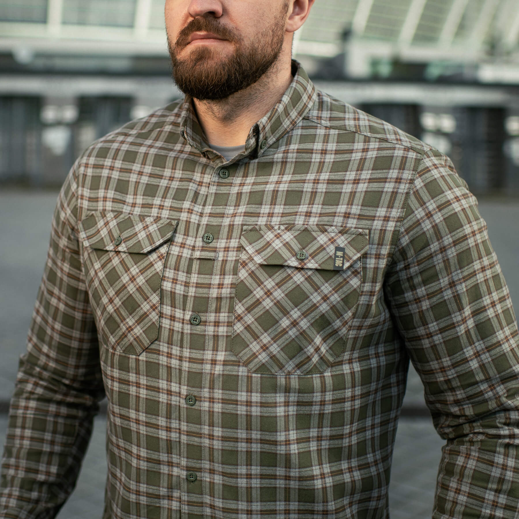 M-Tac сорочка Lumberjack Cotton Shirt Olive/Grey M-Tac сорочка Lumberjack Cotton Shirt Olive/Grey - Зображення 15