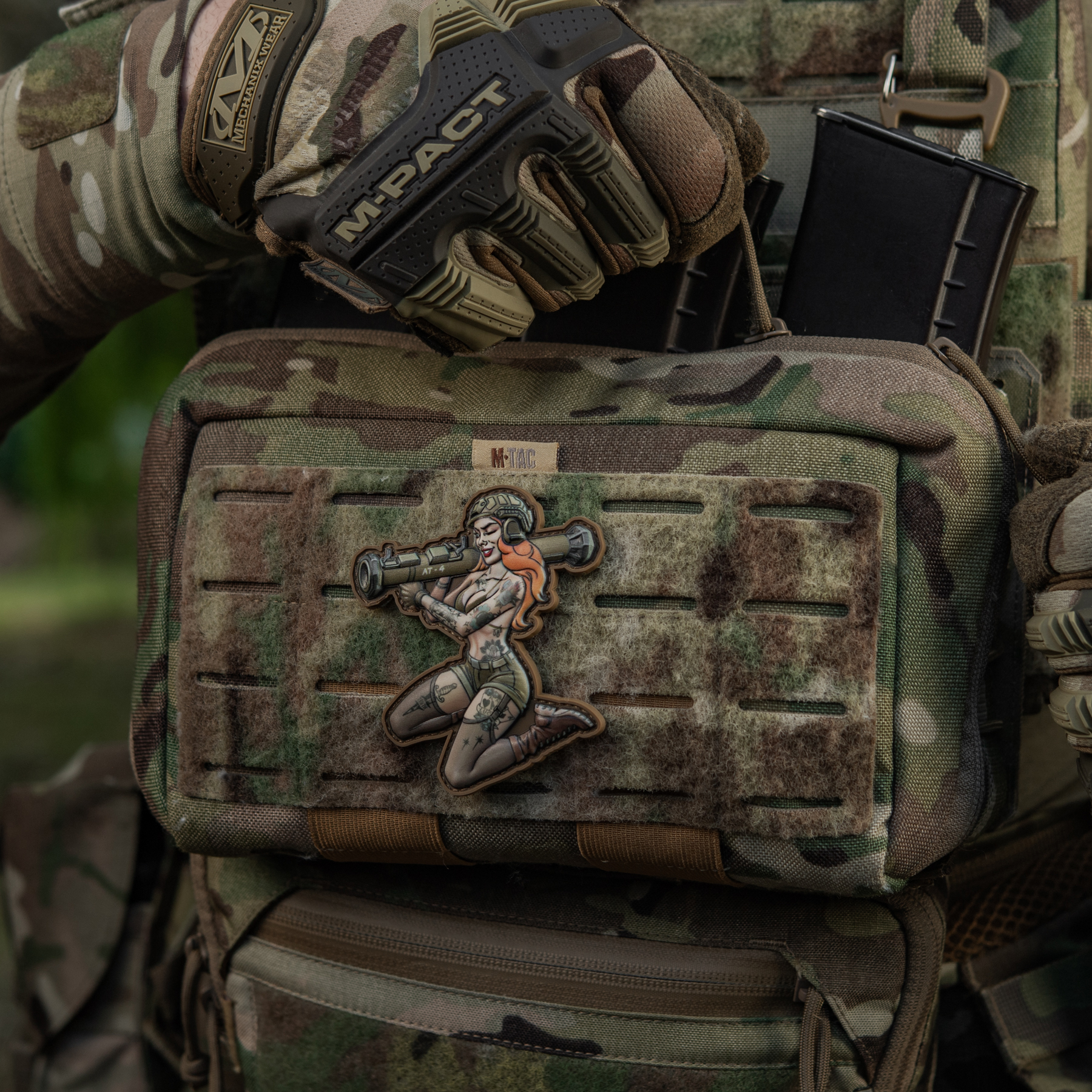 M-Tac нашивка Tactical girl №9 PVC Tattoo M-Tac нашивка Tactical girl №9 PVC Tattoo - Зображення 10