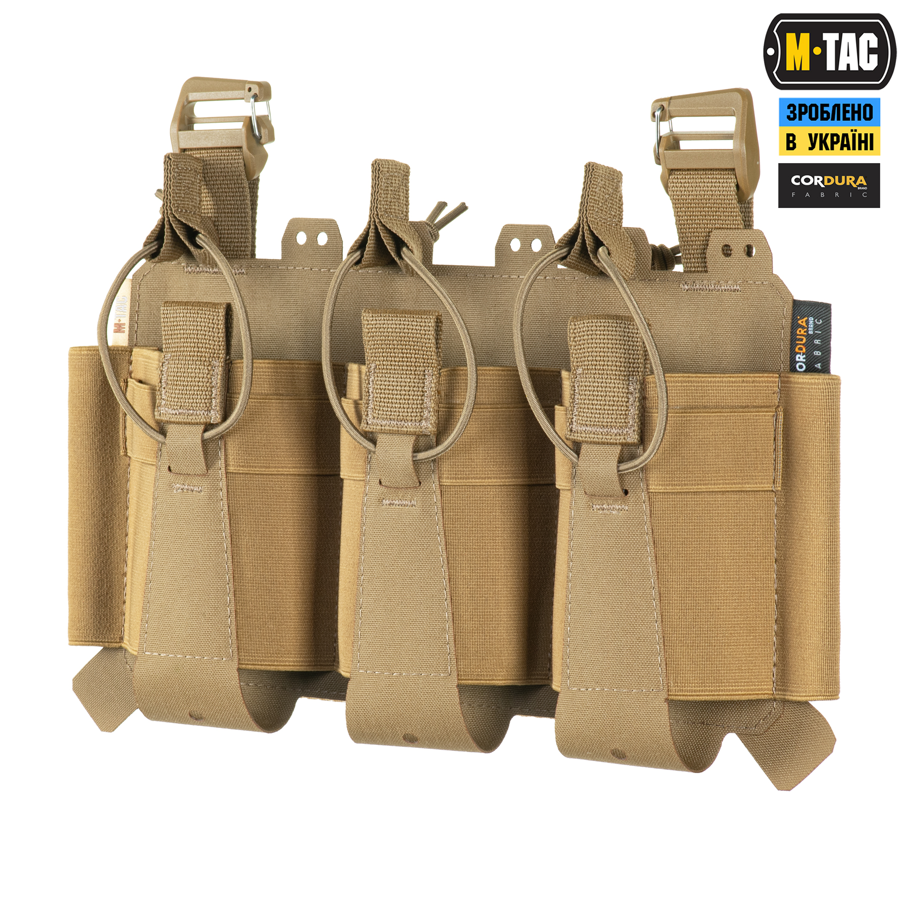 M-Tac передня панель для плитоноски Cuirass QRS на три магазина Coyote M-Tac передня панель для плитоноски Cuirass QRS на три магазина Coyote