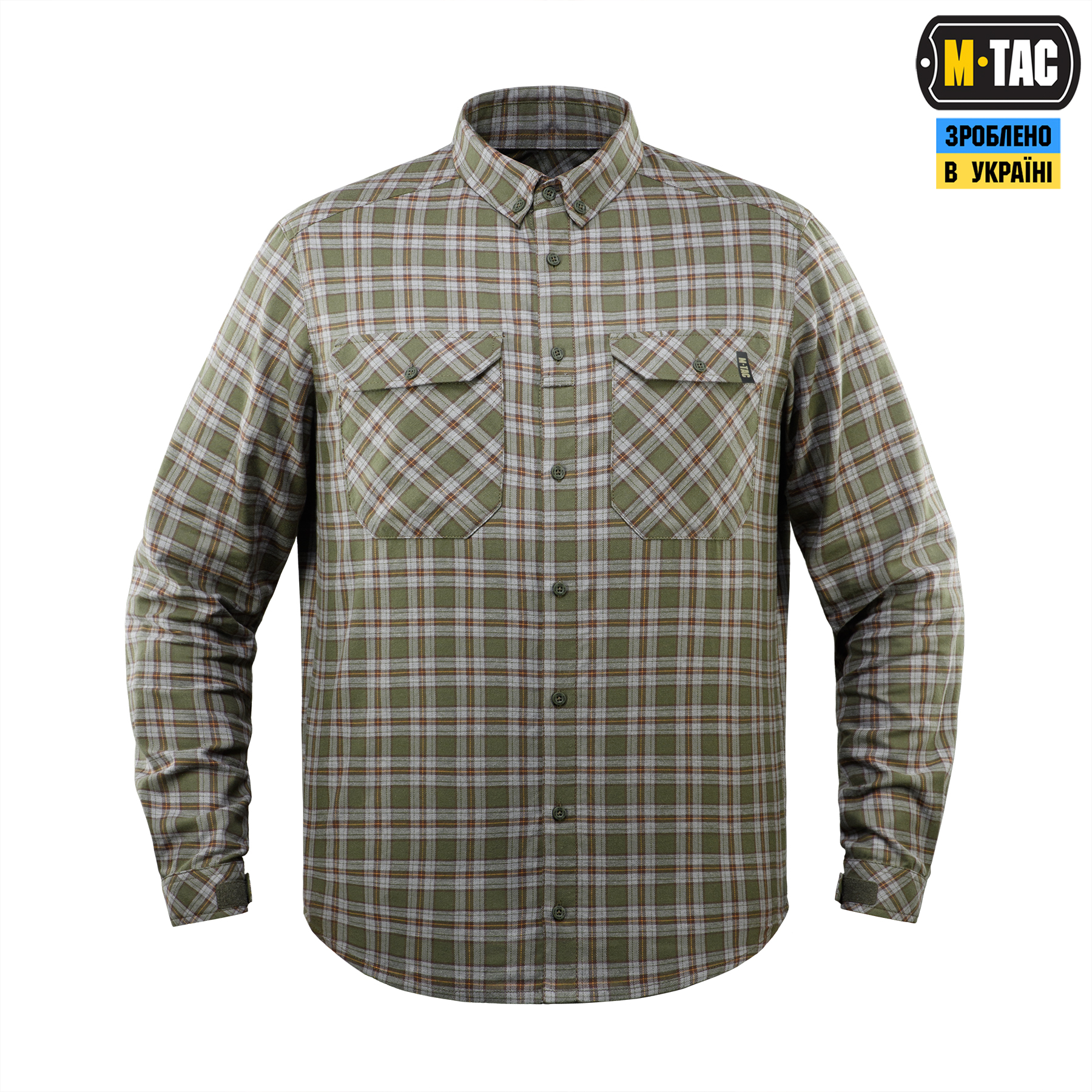 M-Tac сорочка Lumberjack Cotton Shirt Olive/Grey M-Tac сорочка Lumberjack Cotton Shirt Olive/Grey - Зображення 2